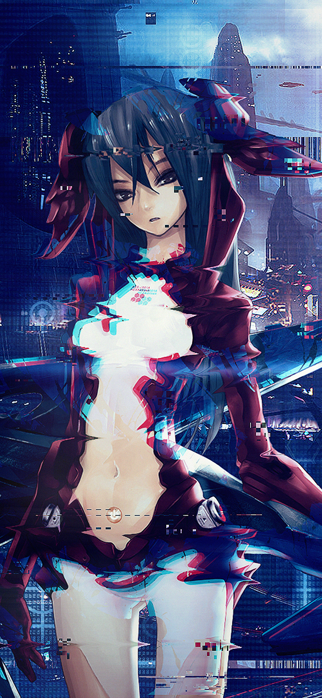 Digital Girl Anime Art Illust