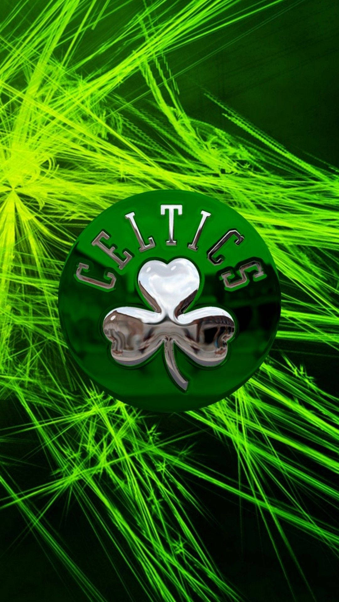 Download Boston Celtics Silver Shamrock