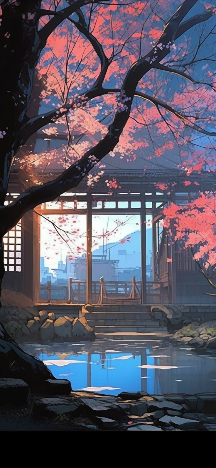 Landscape wallpaper, Anime scenery
