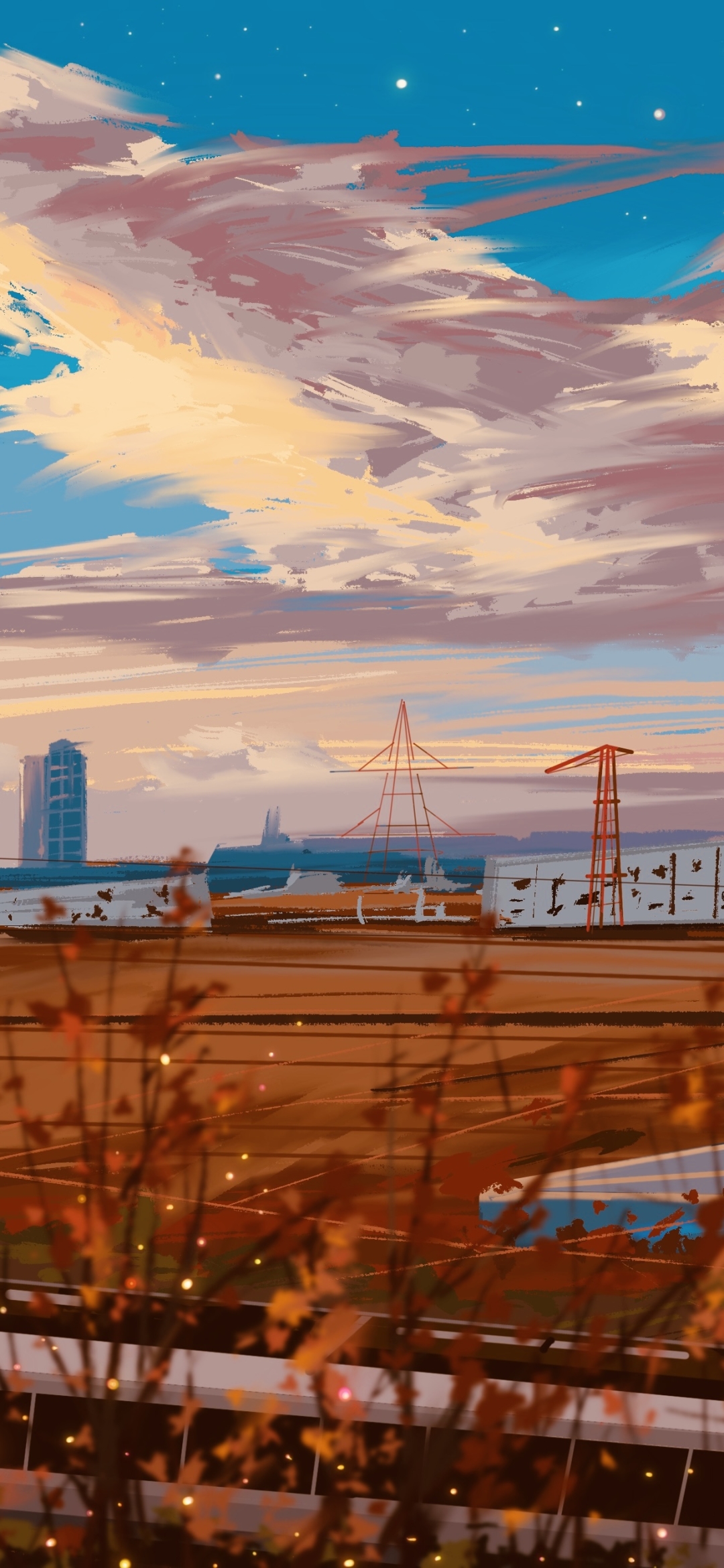 Anime Landscape iPhone Wallpaper