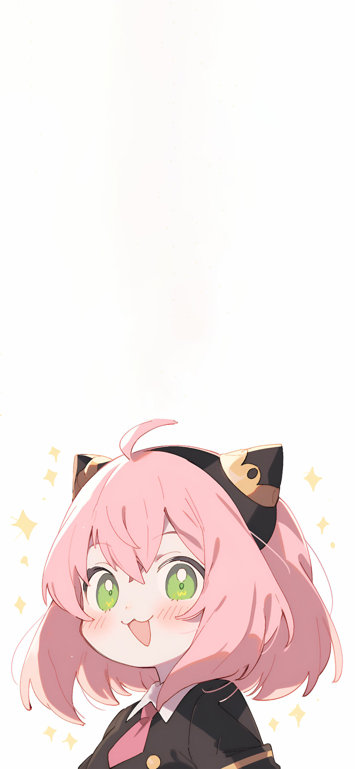 Curious Anya Forger Art Wallpaper