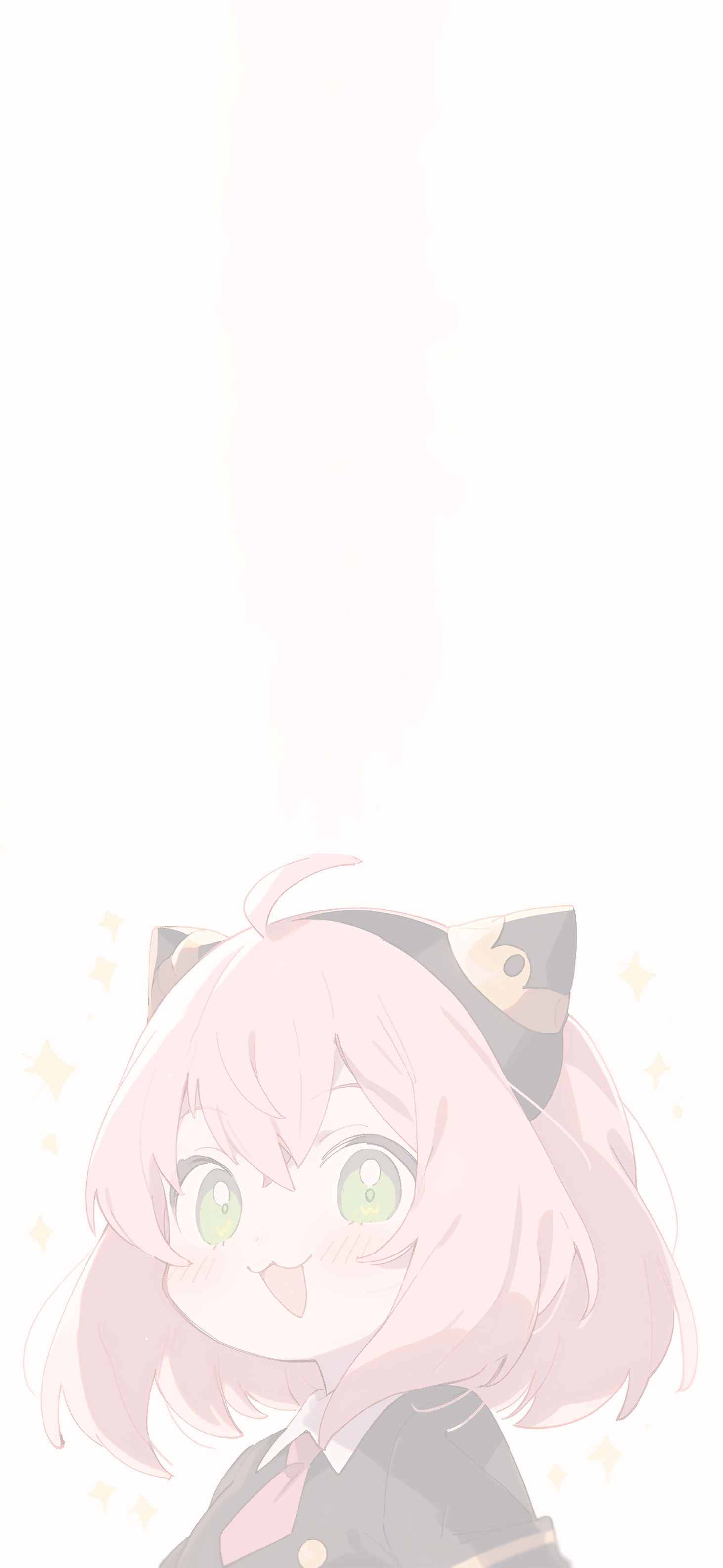 Curious Anya Forger Art Wallpaper