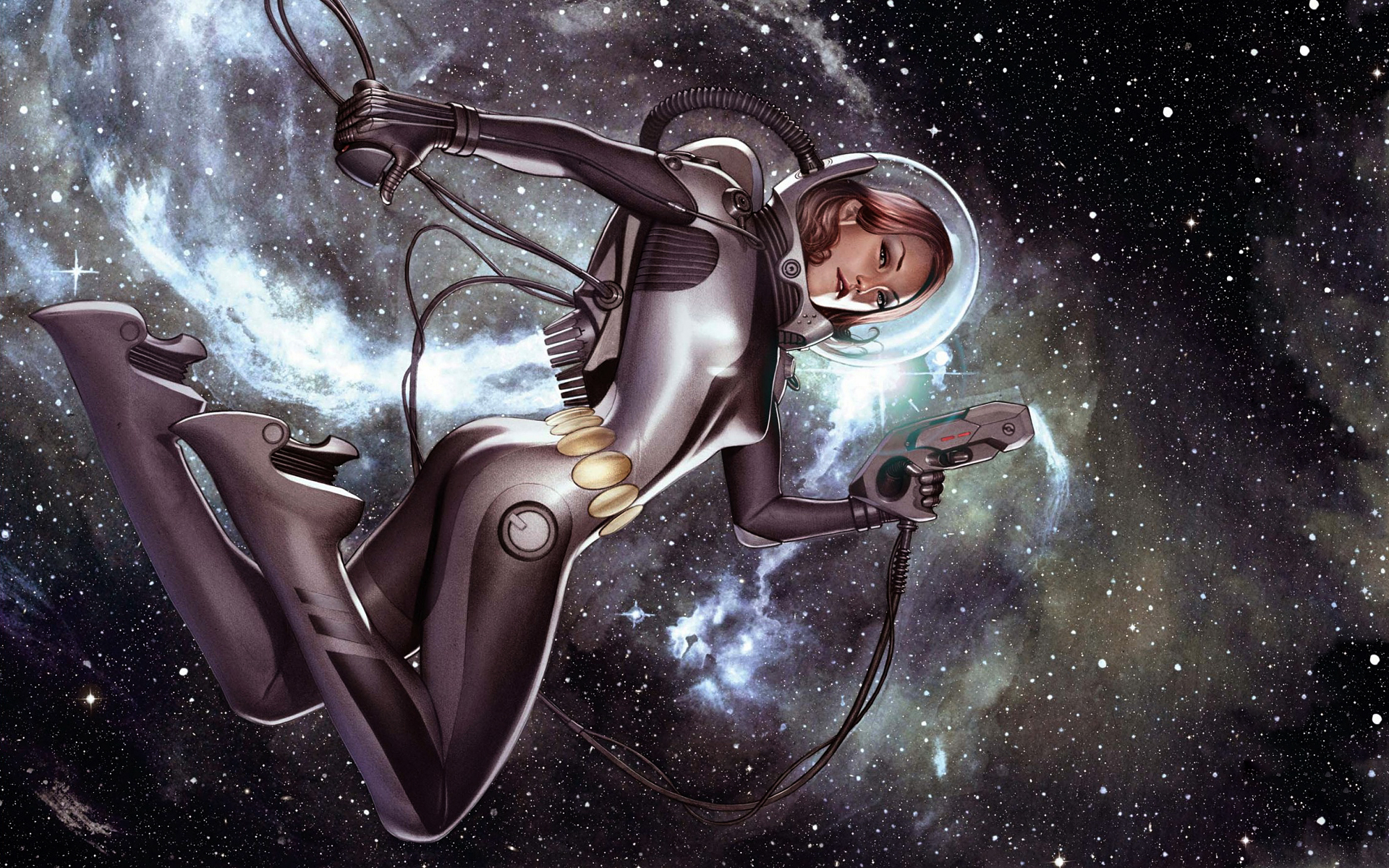 HD desktop wallpaper: Retro, Sci Fi