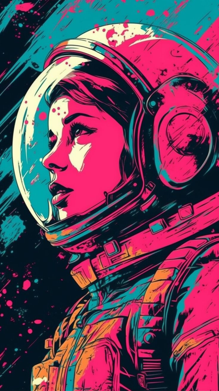 Galactic Girl, EvyeniaArt. Pop art