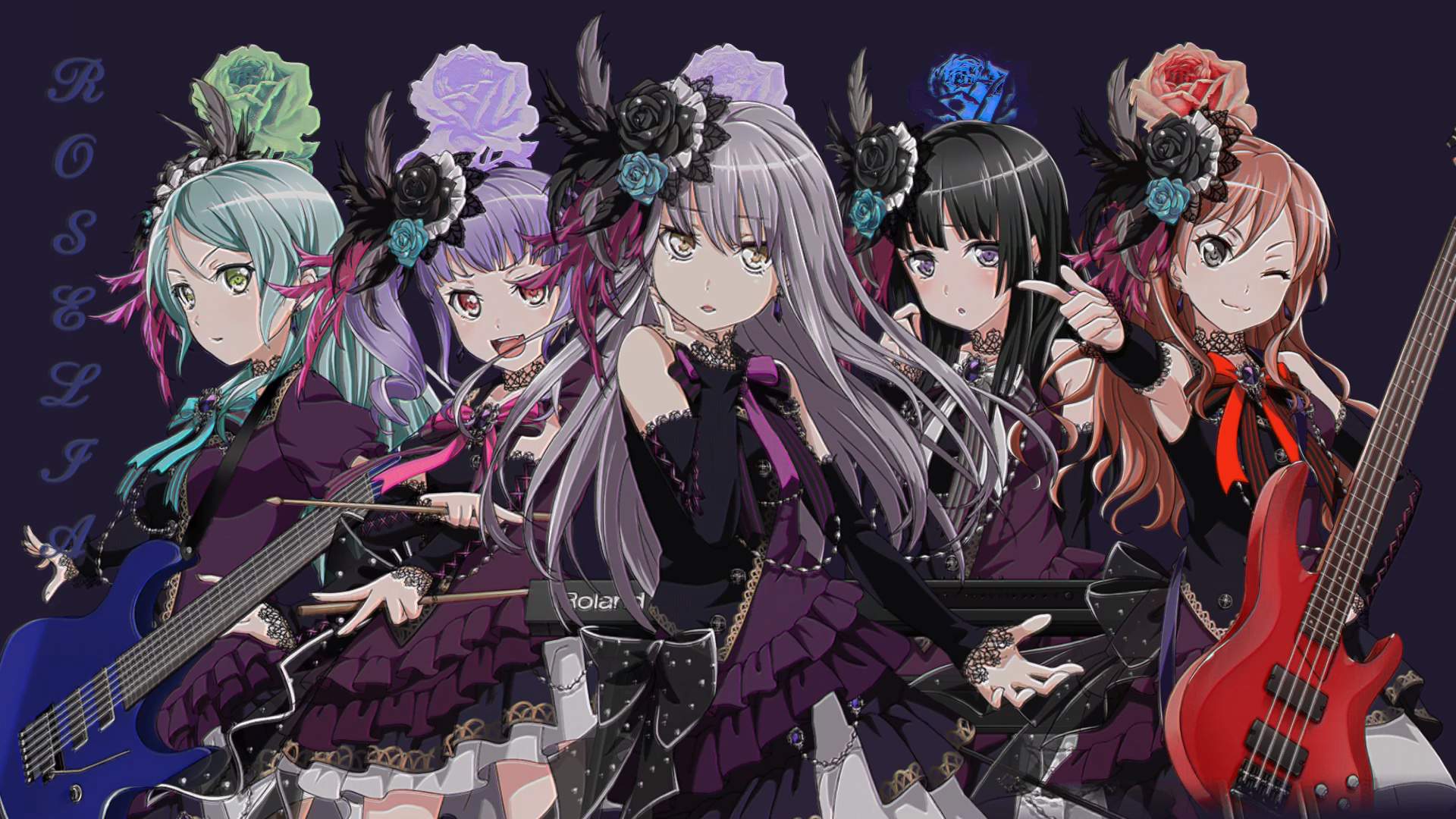 Roselia edits!. バンドリ! BanG Dream