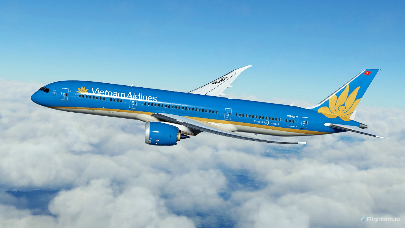 Vietnam Airlines VN A871. Boeing 787 9