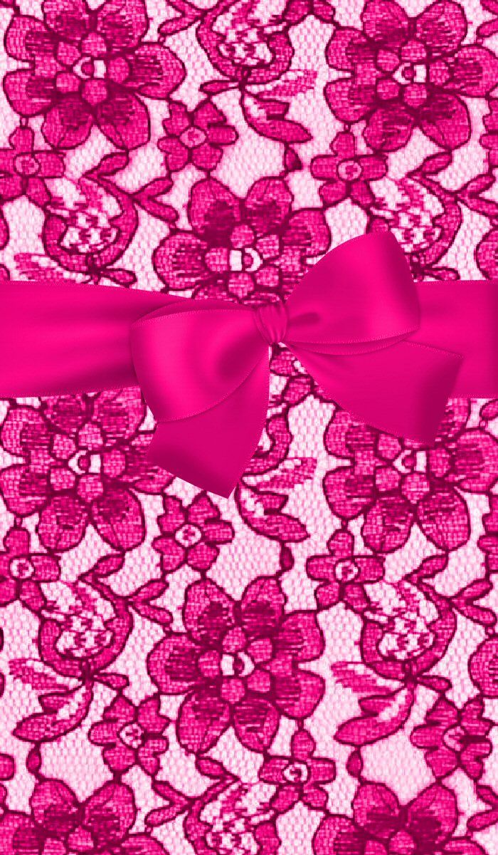 Lace wallpaper, Bling wallpaper, Bow