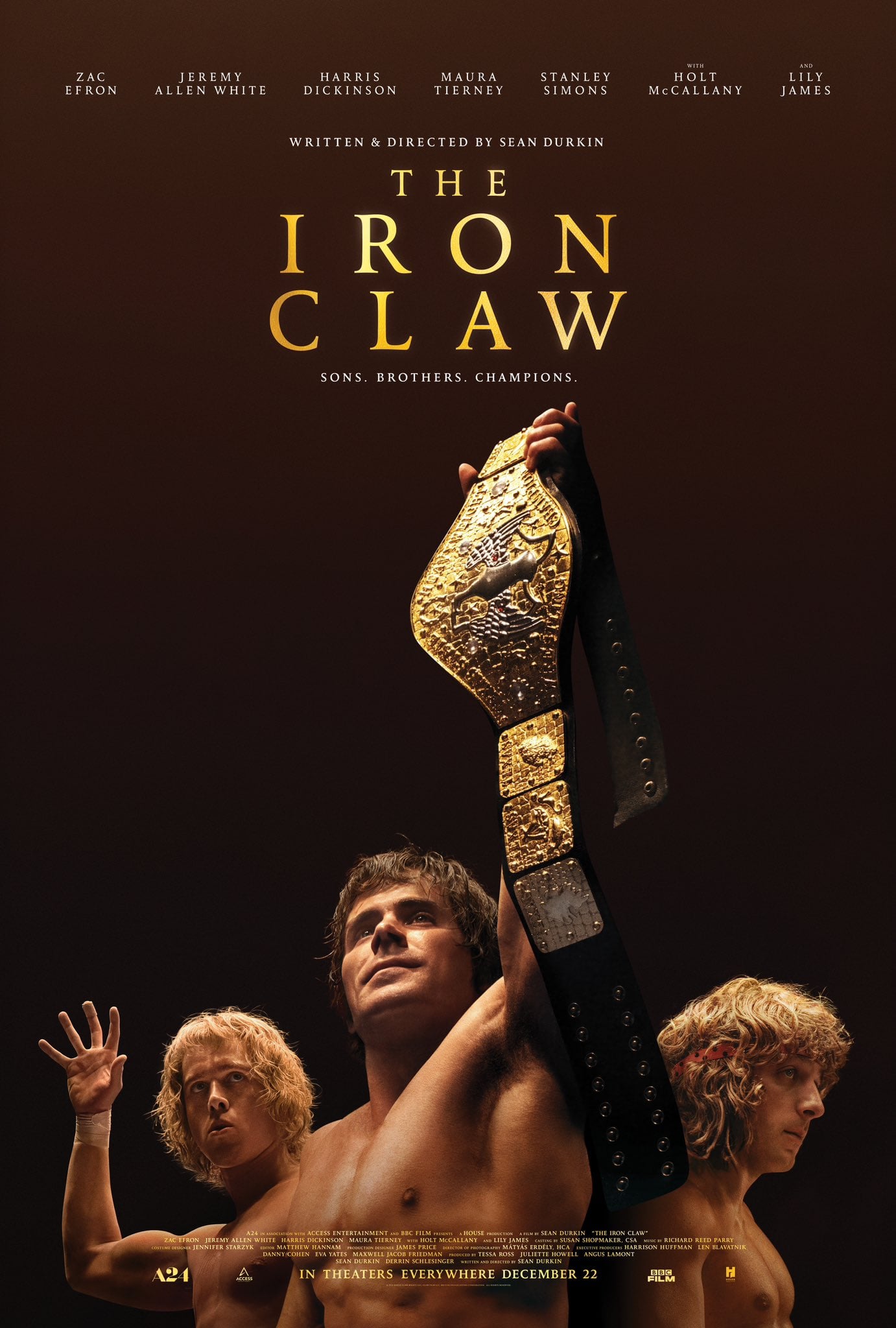 Official Poster for 'The Iron Claw', r