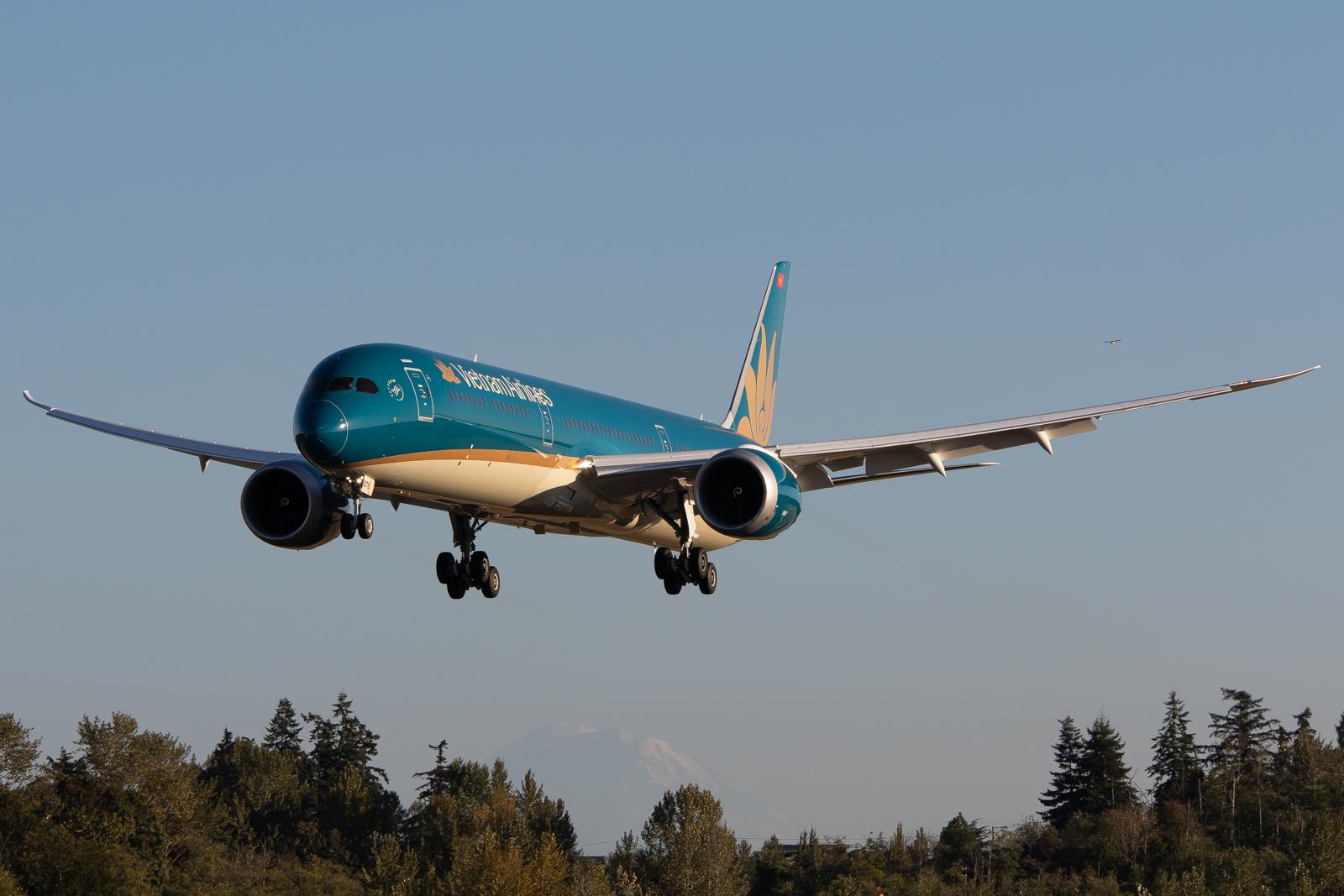 A Vietnam Airlines 78X landing