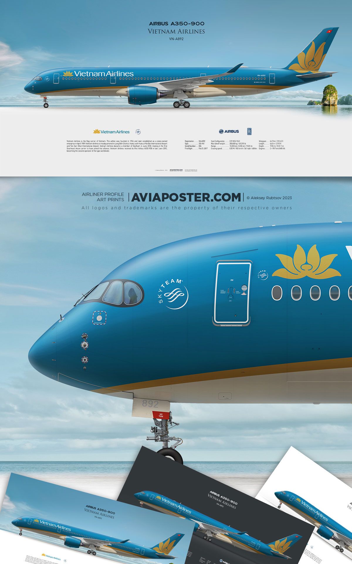 Airbus A350 900 With Vietnam Airlines