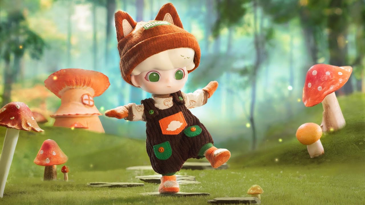 POP MART DIMOO Fox in the Woods Action