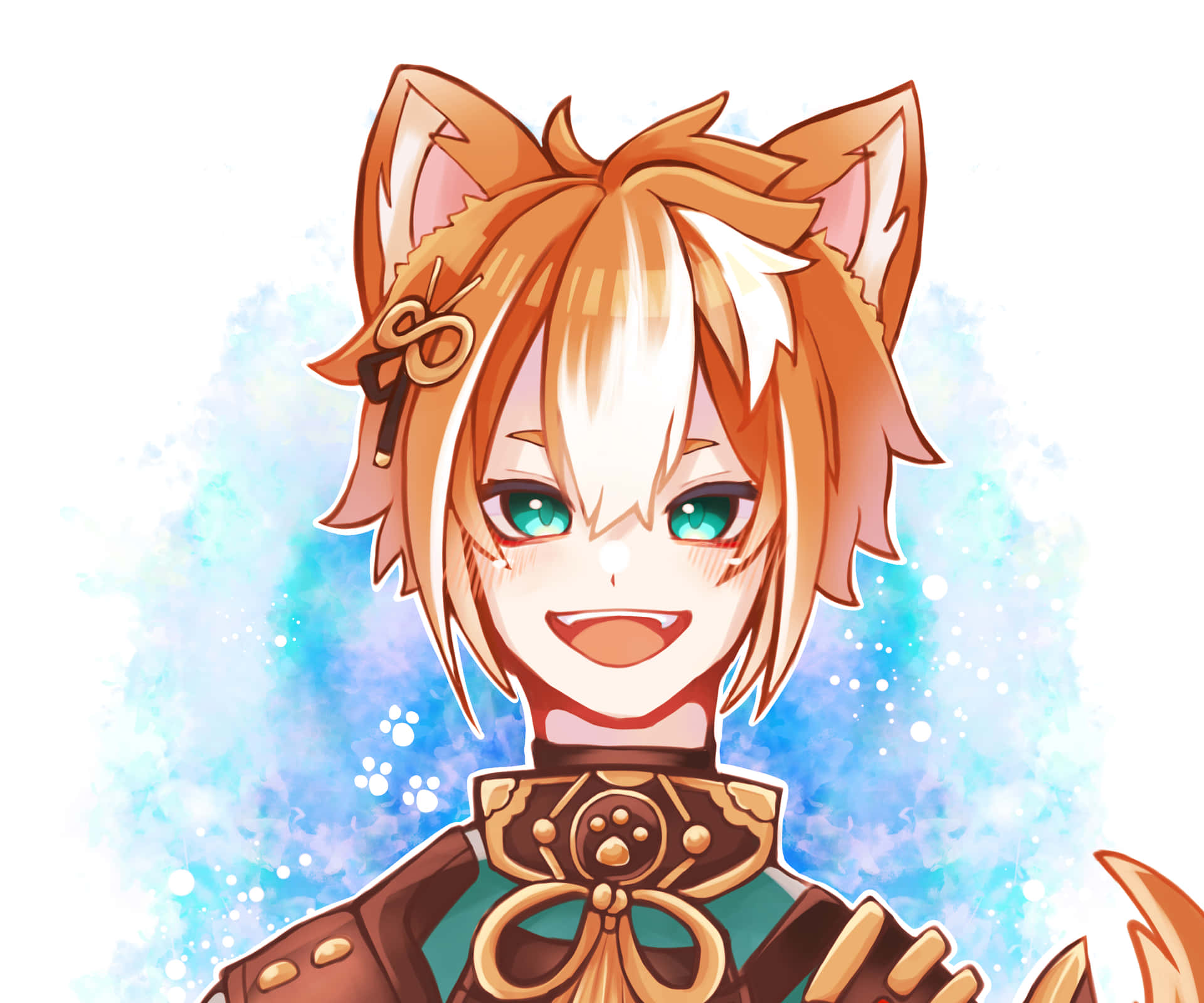 Smiling Gorou Genshin PFP Wallpaper