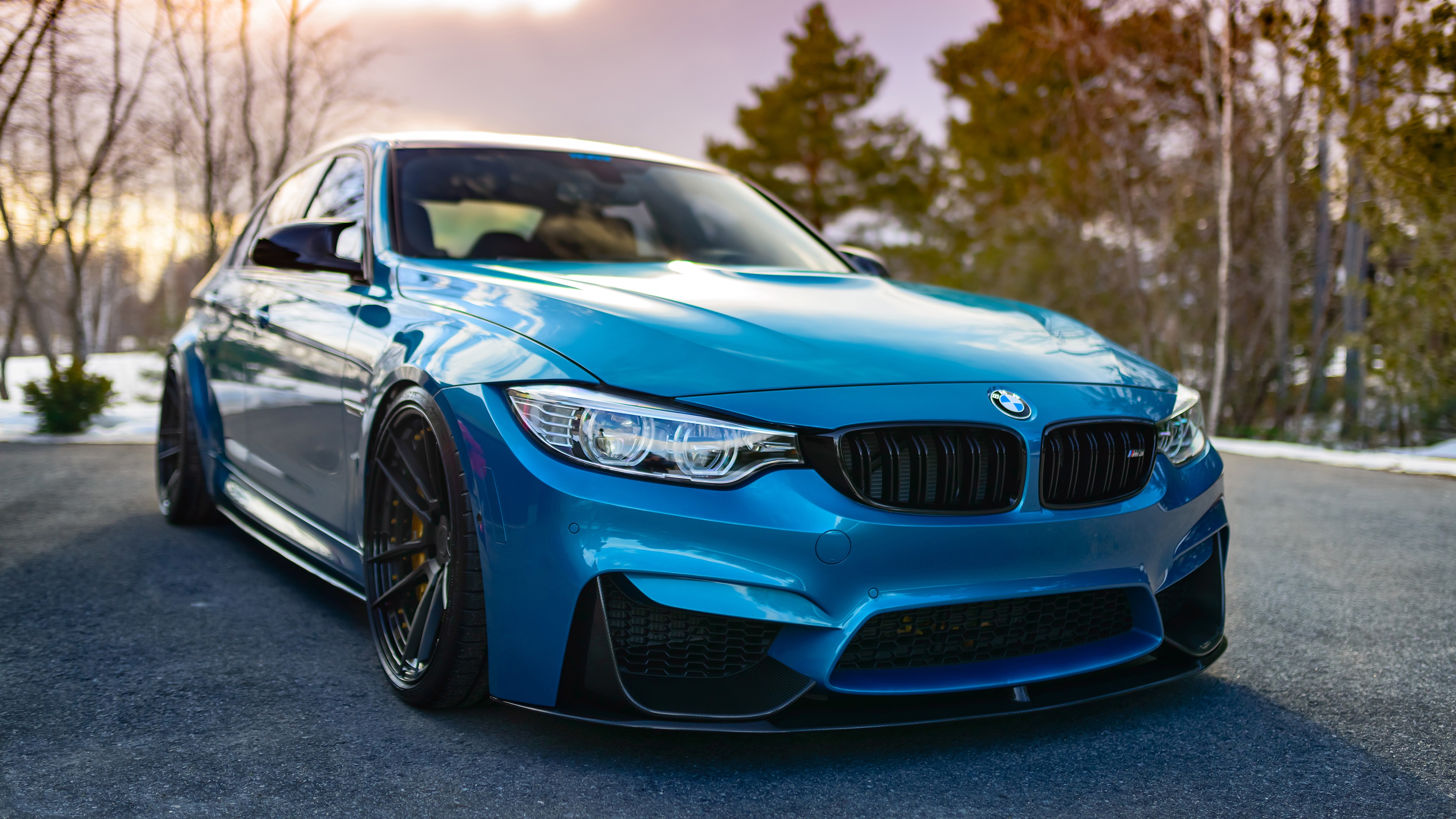 Blue BMW M3