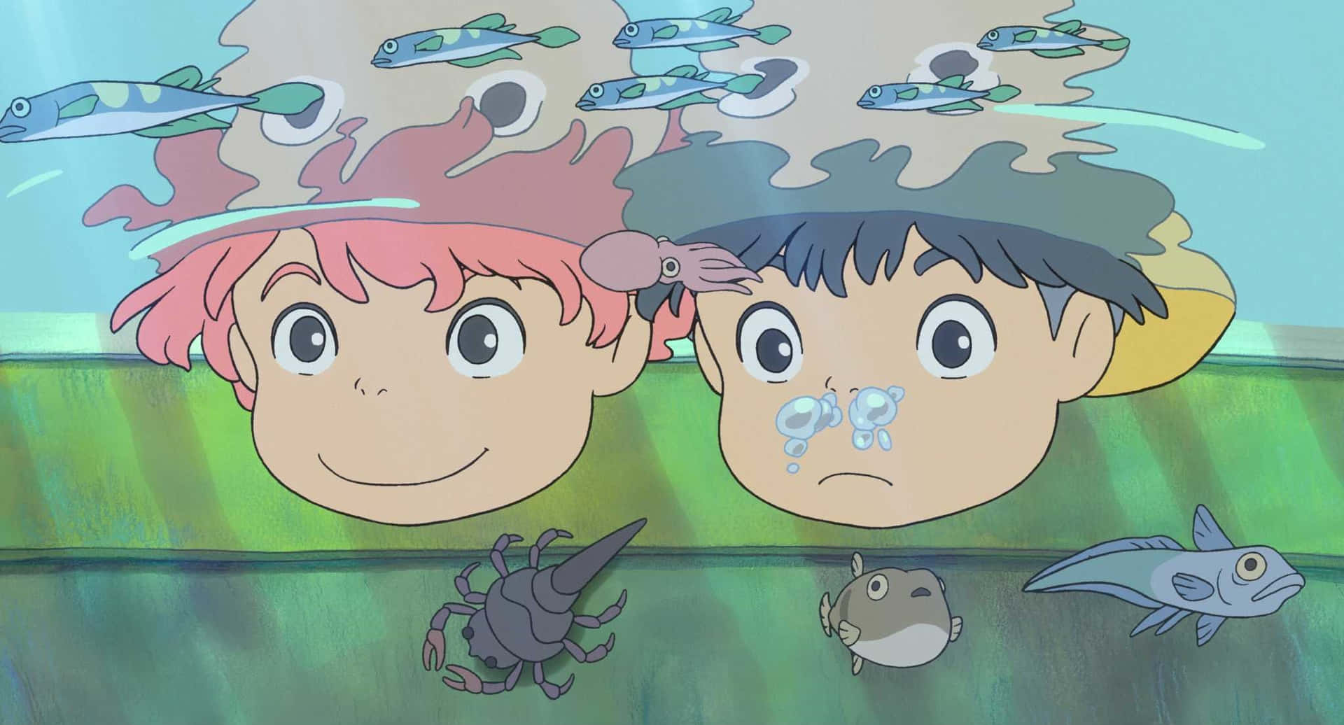 And Ponyo Gake No Ue No Ponyo Wallpaper