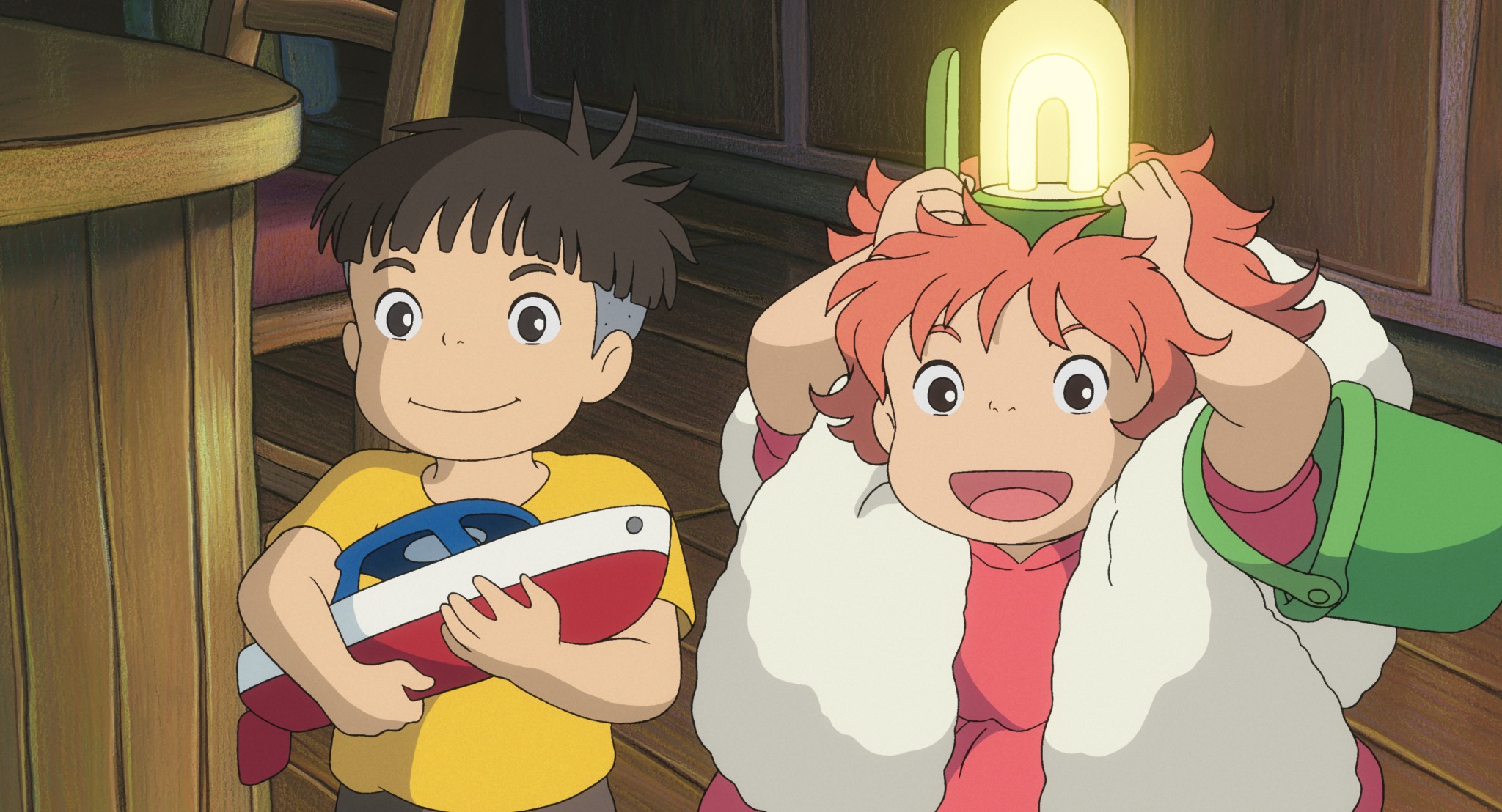 Download Ponyo and Sosuke HD Wallpaper for Free!