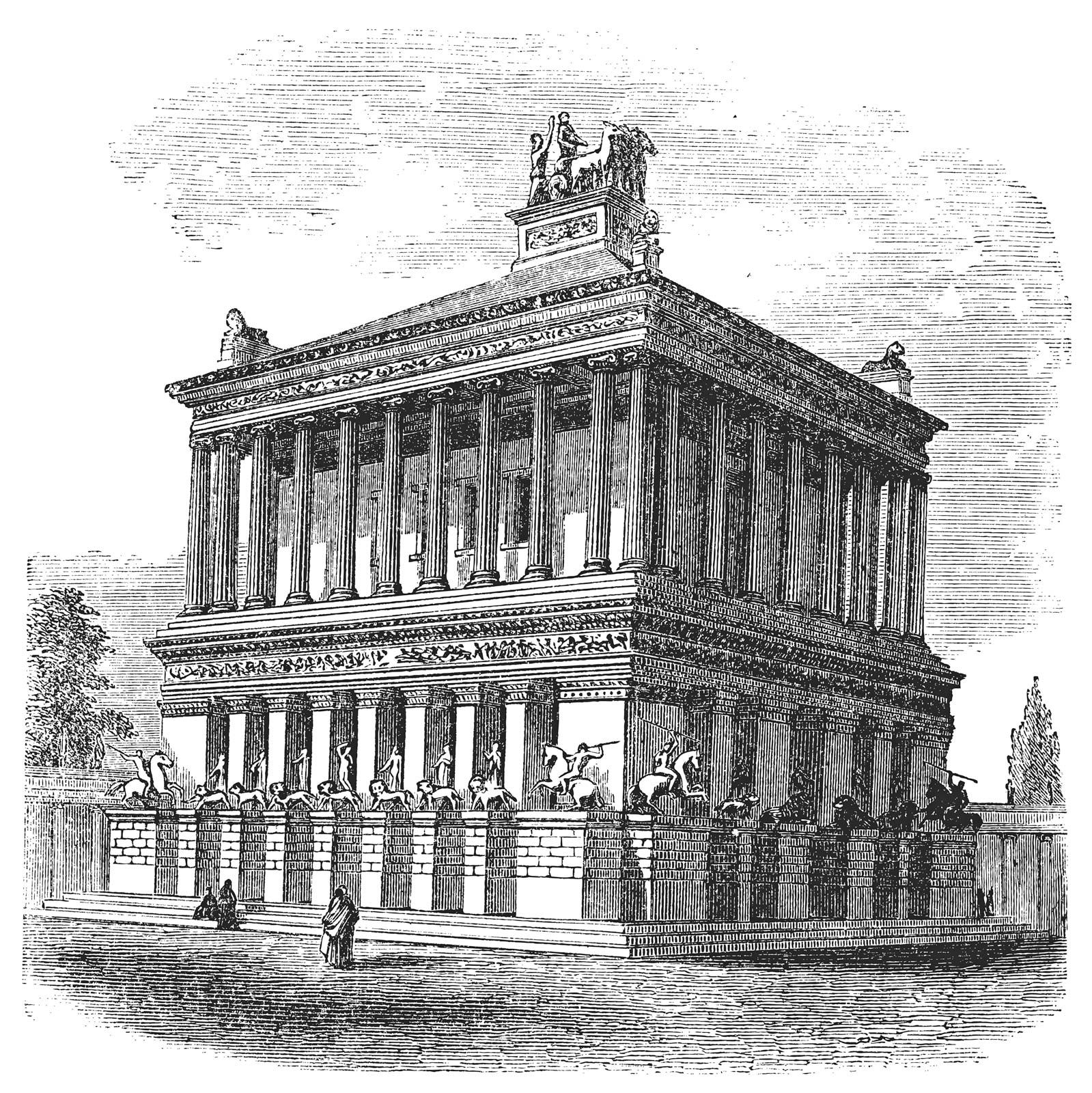 Mausoleum of Halicarnassus. History