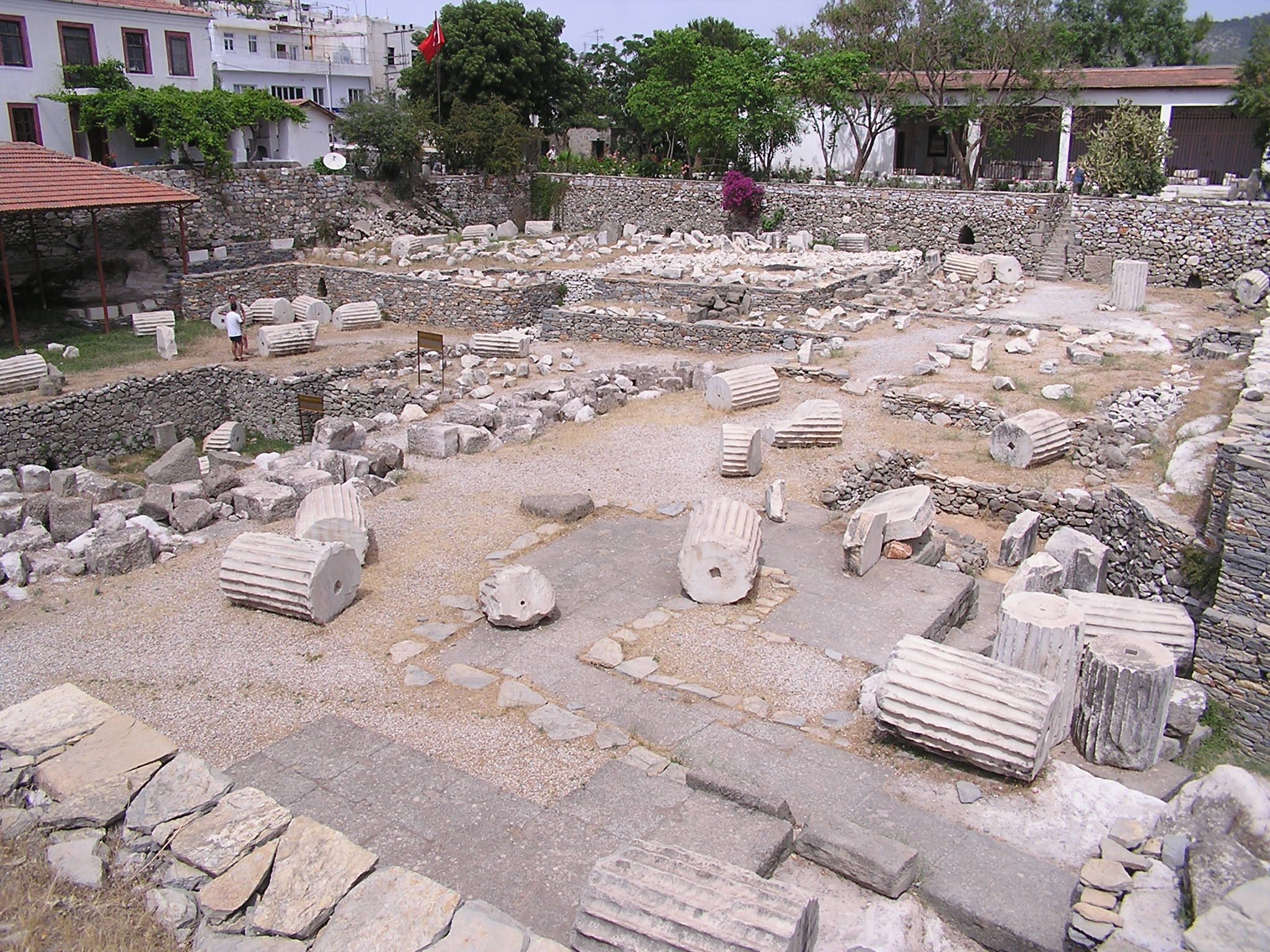 The Mausoleum at Halicarnassus ruins