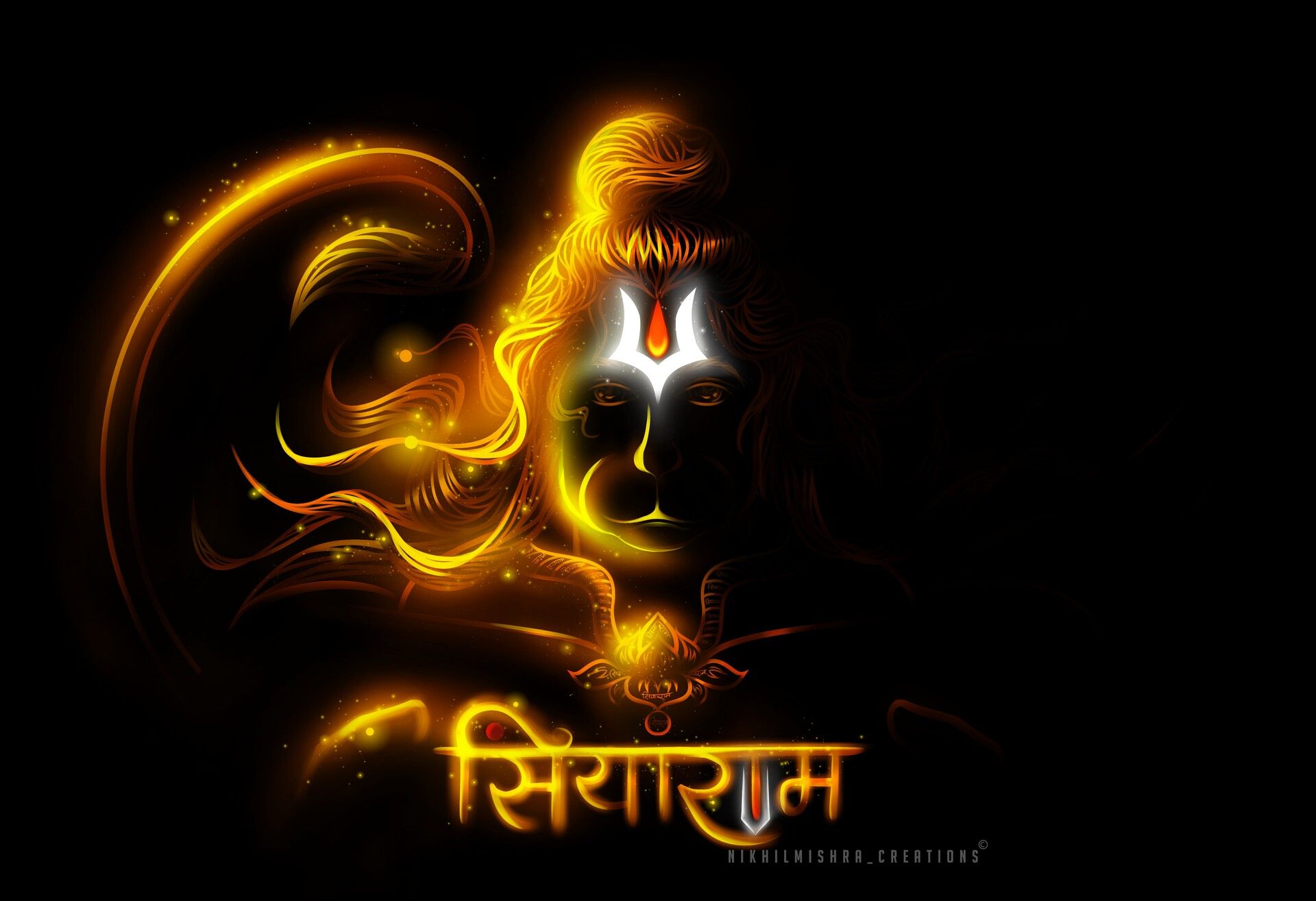 Shri Hanuman ji Digital art