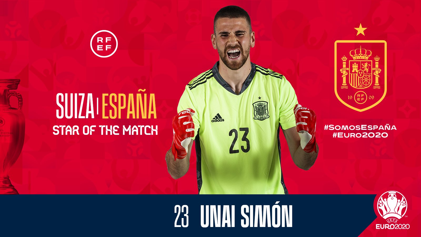 Unai Simón ha sido elegido como la