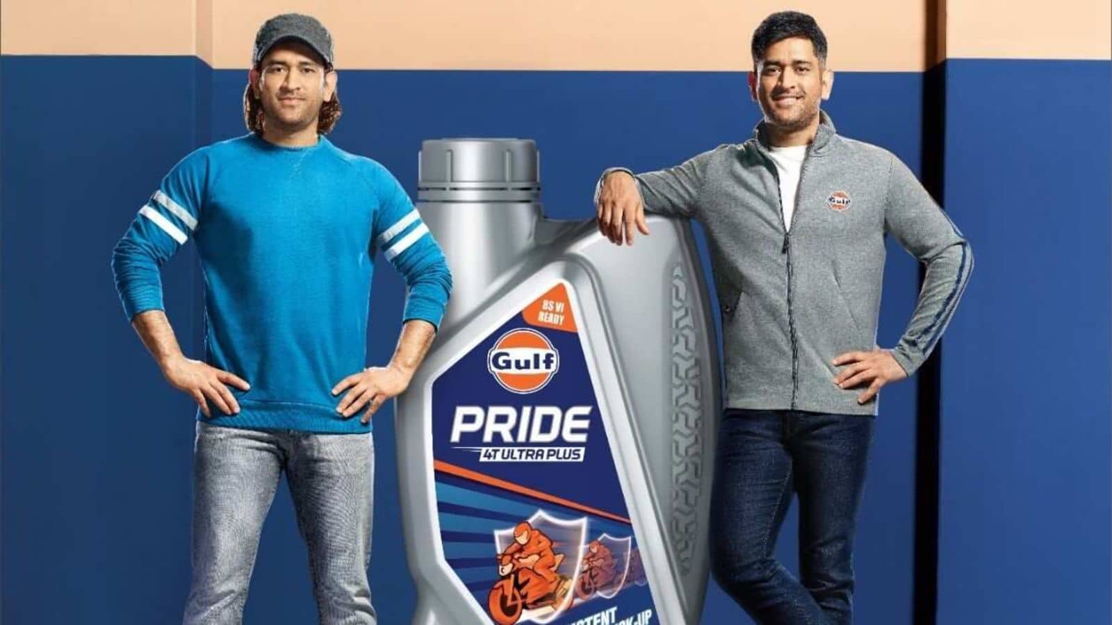 MS Dhoni meets his younger self in Gulf