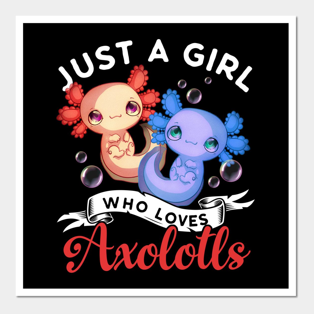 Cute Axolotl Design for Pet Lovers