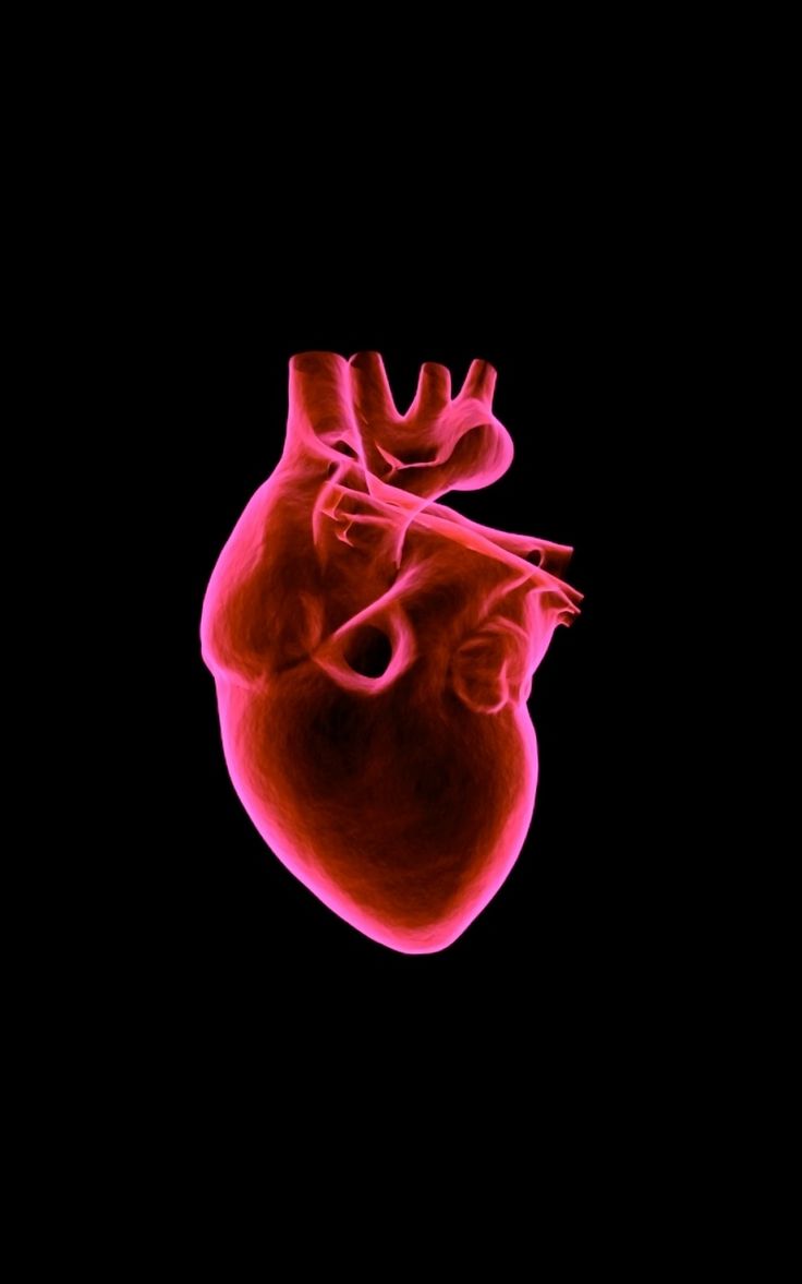 Wallpaper art dark background heart
