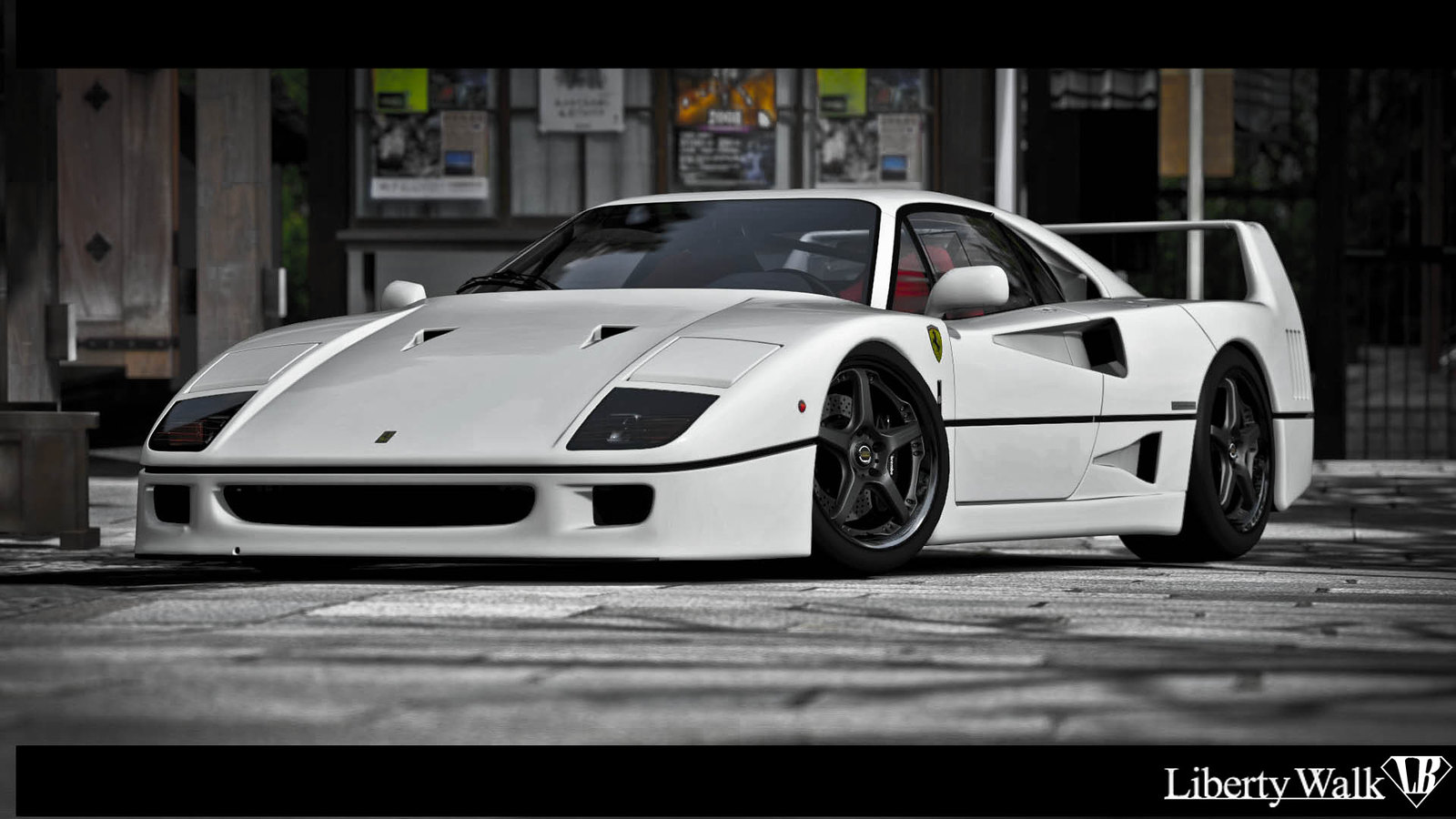 Liberty Walk F40. Ferrari F40 inspired