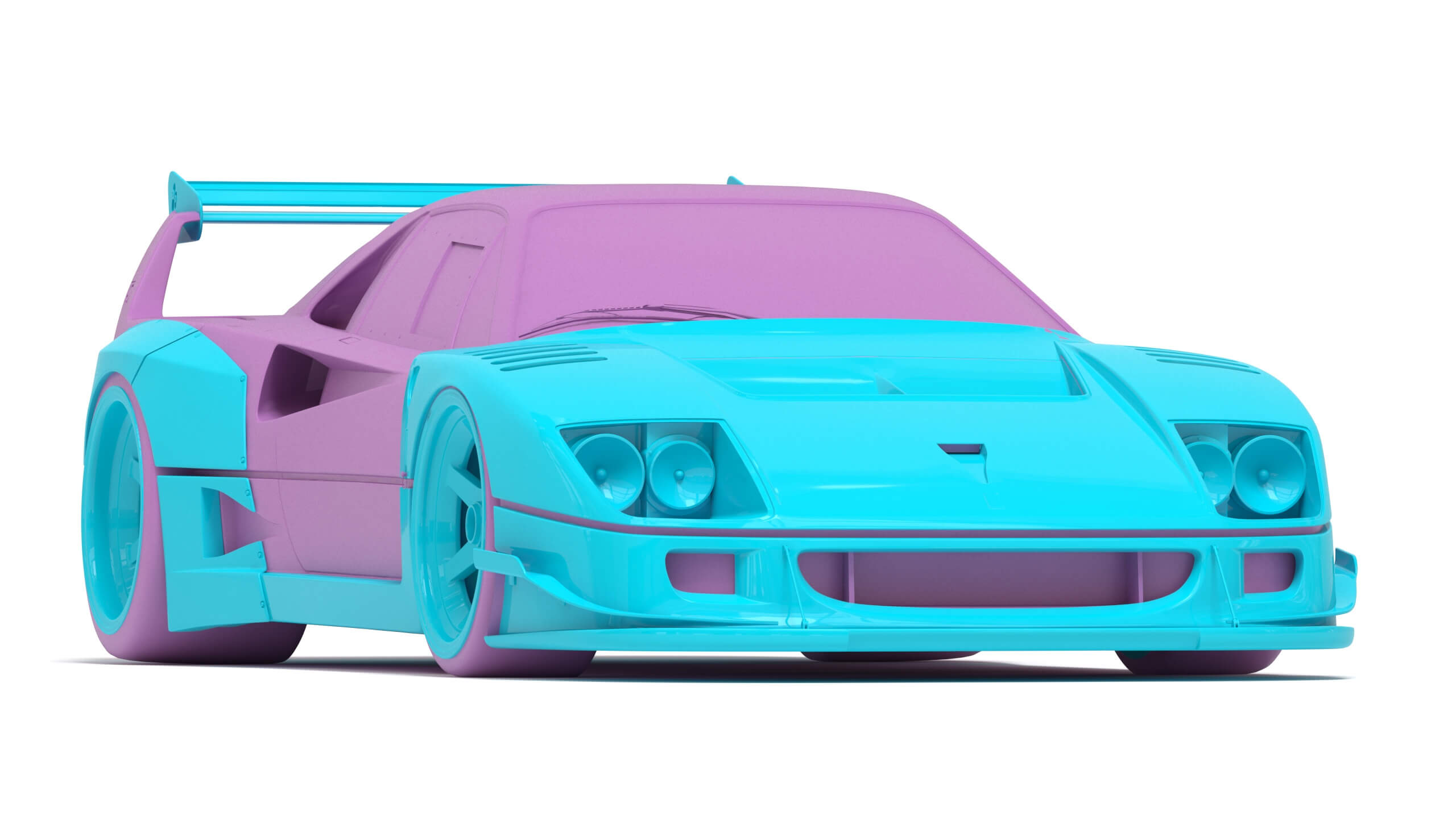 F40 Liberty Walk Kit Print Model