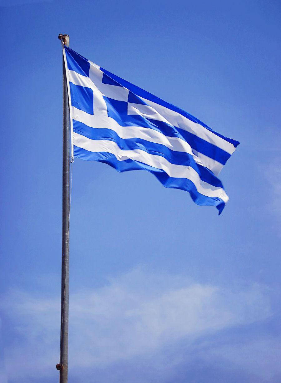 Free Greek Flag HD Wallpaper