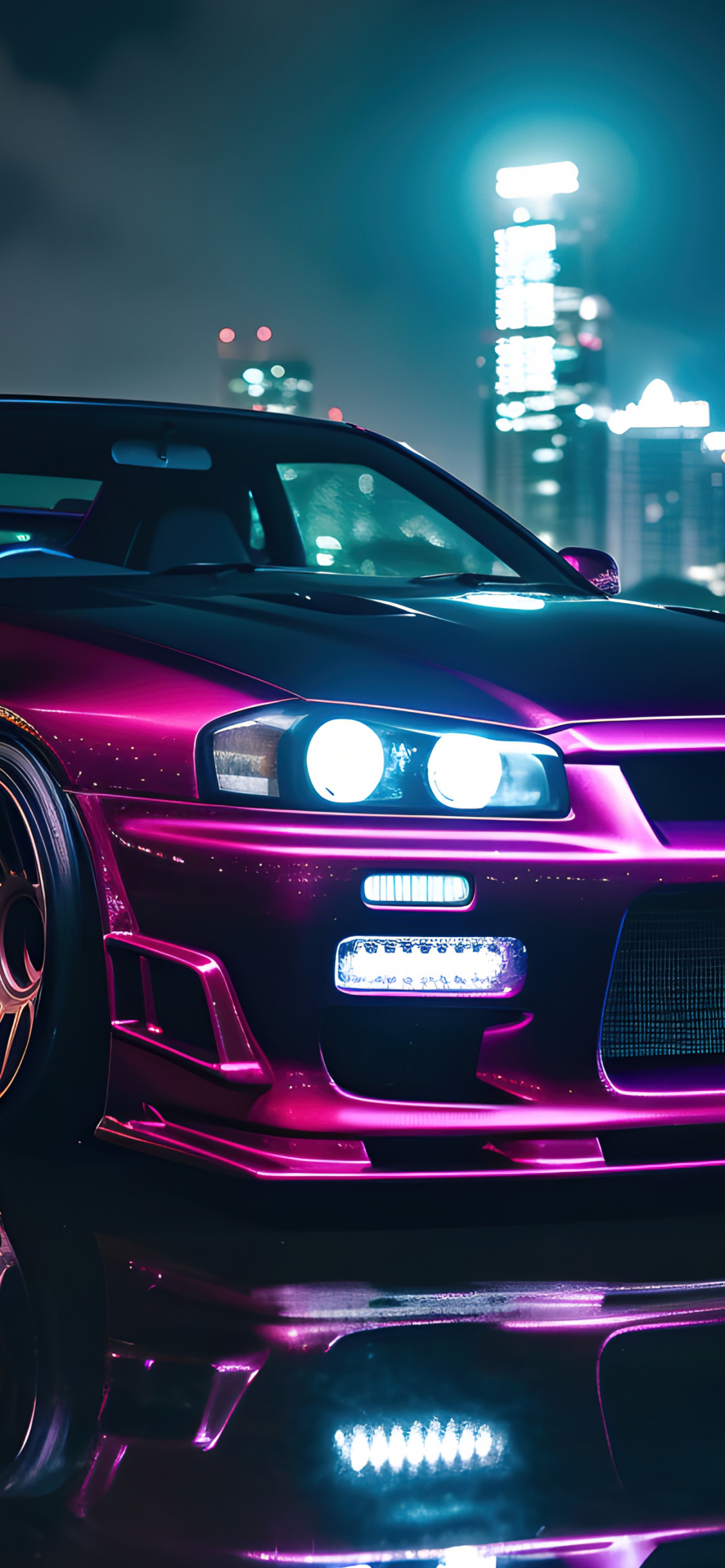 Nissan Skyline GT R R34 Wallpaper 4K