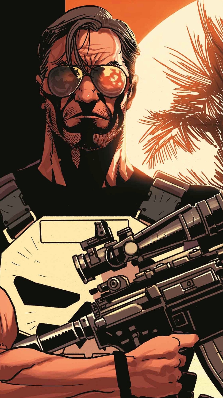 Download Comic Punisher Phone Wallpaper
