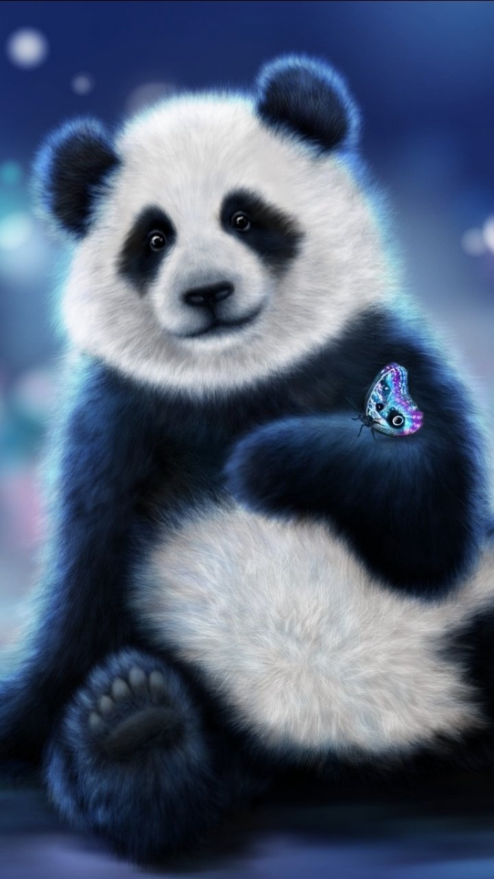 Download Cute Butterfly Animal Panda