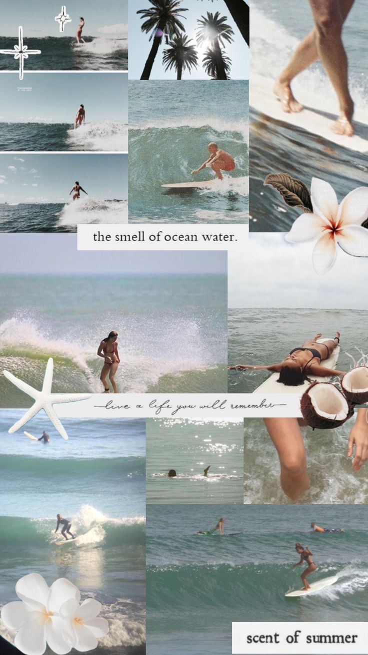 Surfer summer #beach #vibes #wallpaper #quotes #coconutgirl #surf #ocean #water #aesthetic #summer #vintage