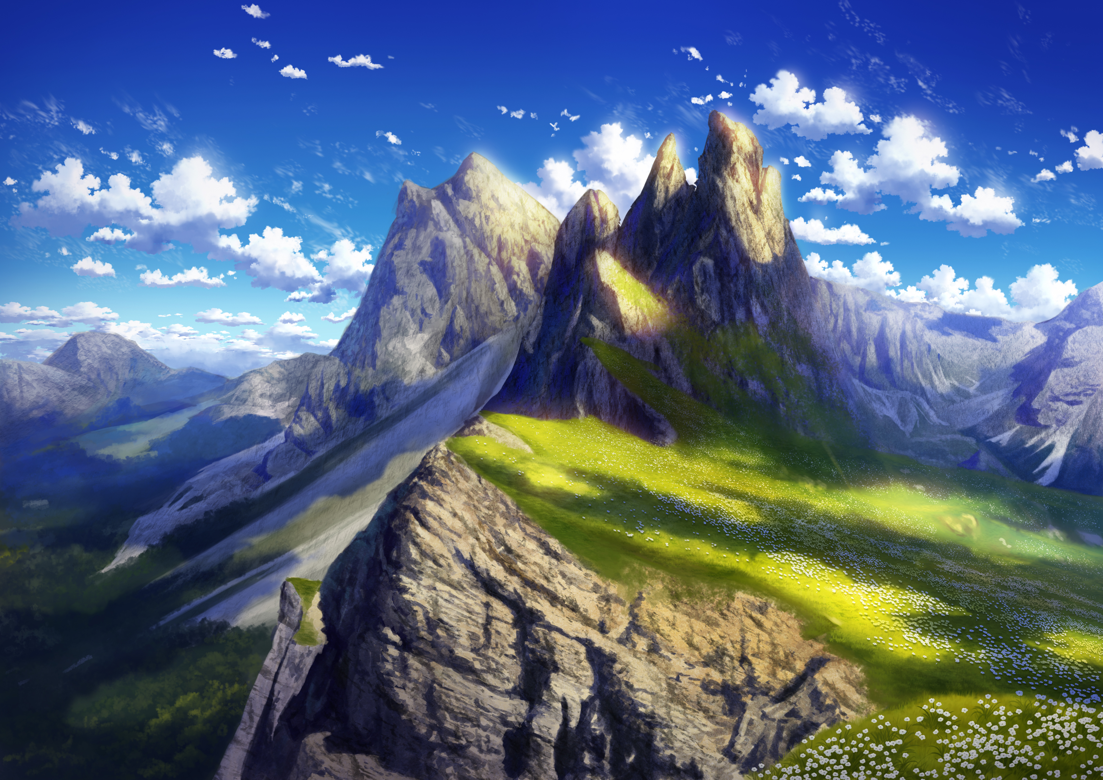 HD desktop wallpaper: Anime, Landscape
