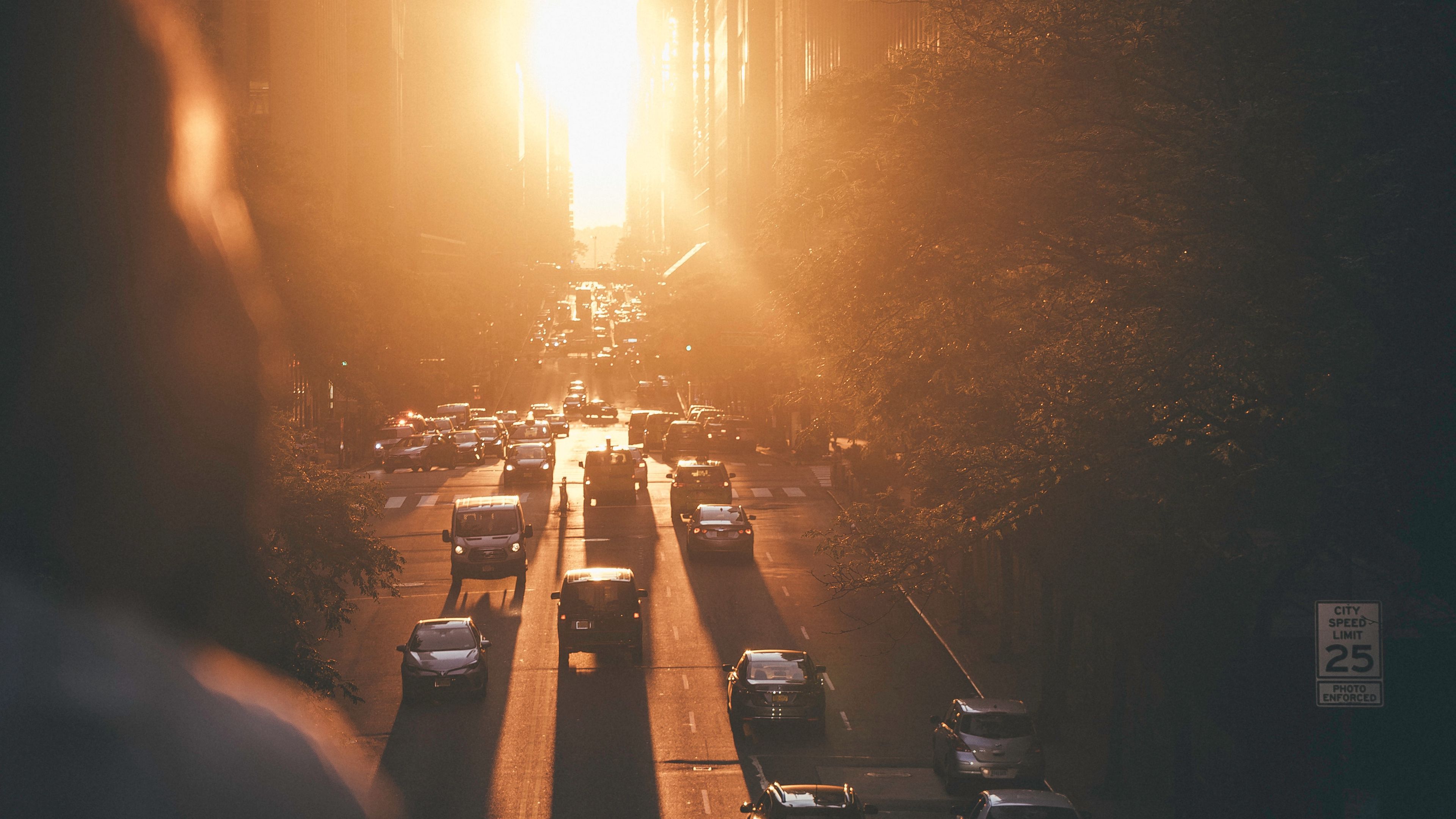 wallpaper 3840x2160 traffic, road