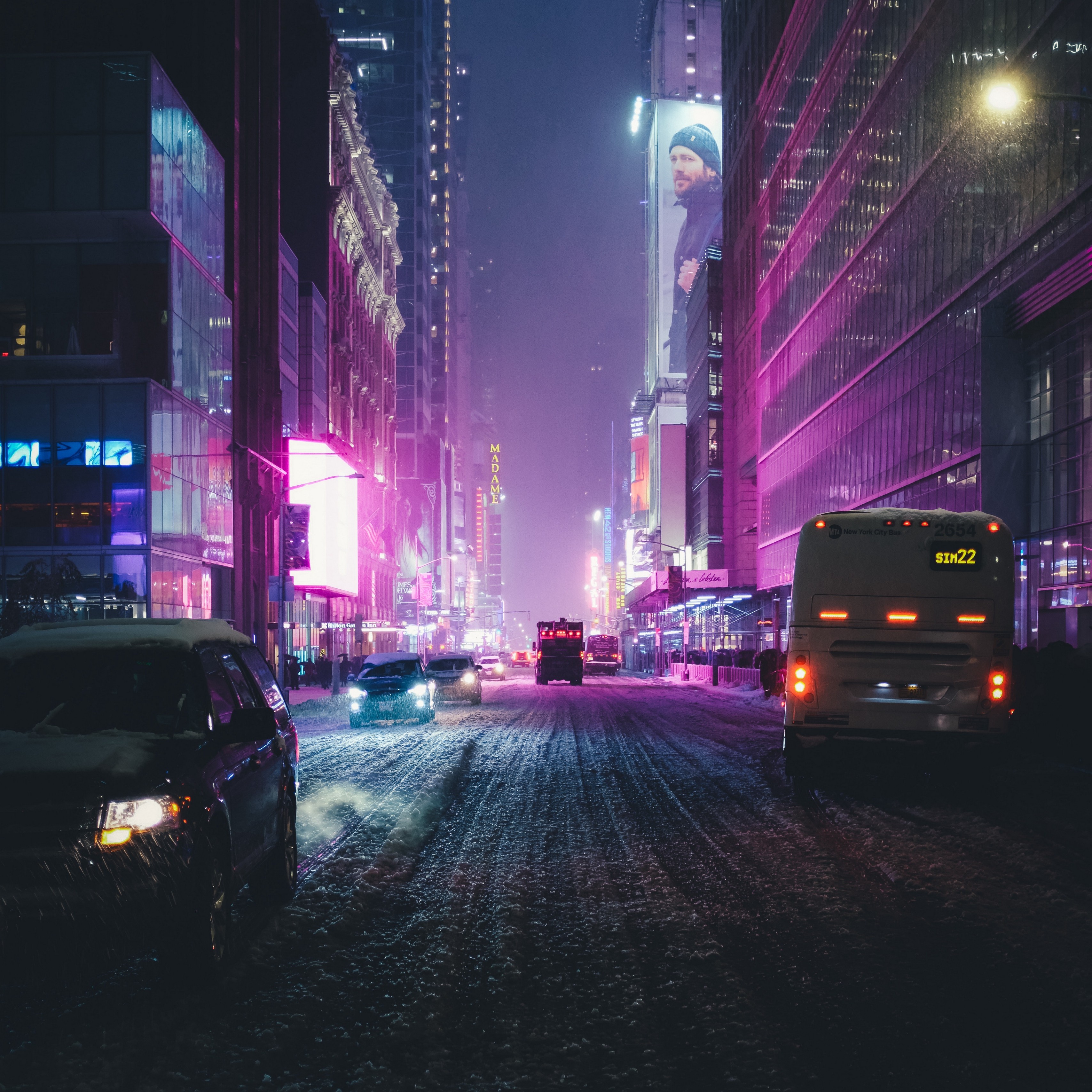 Street Road Traffic Cars City Buildings
