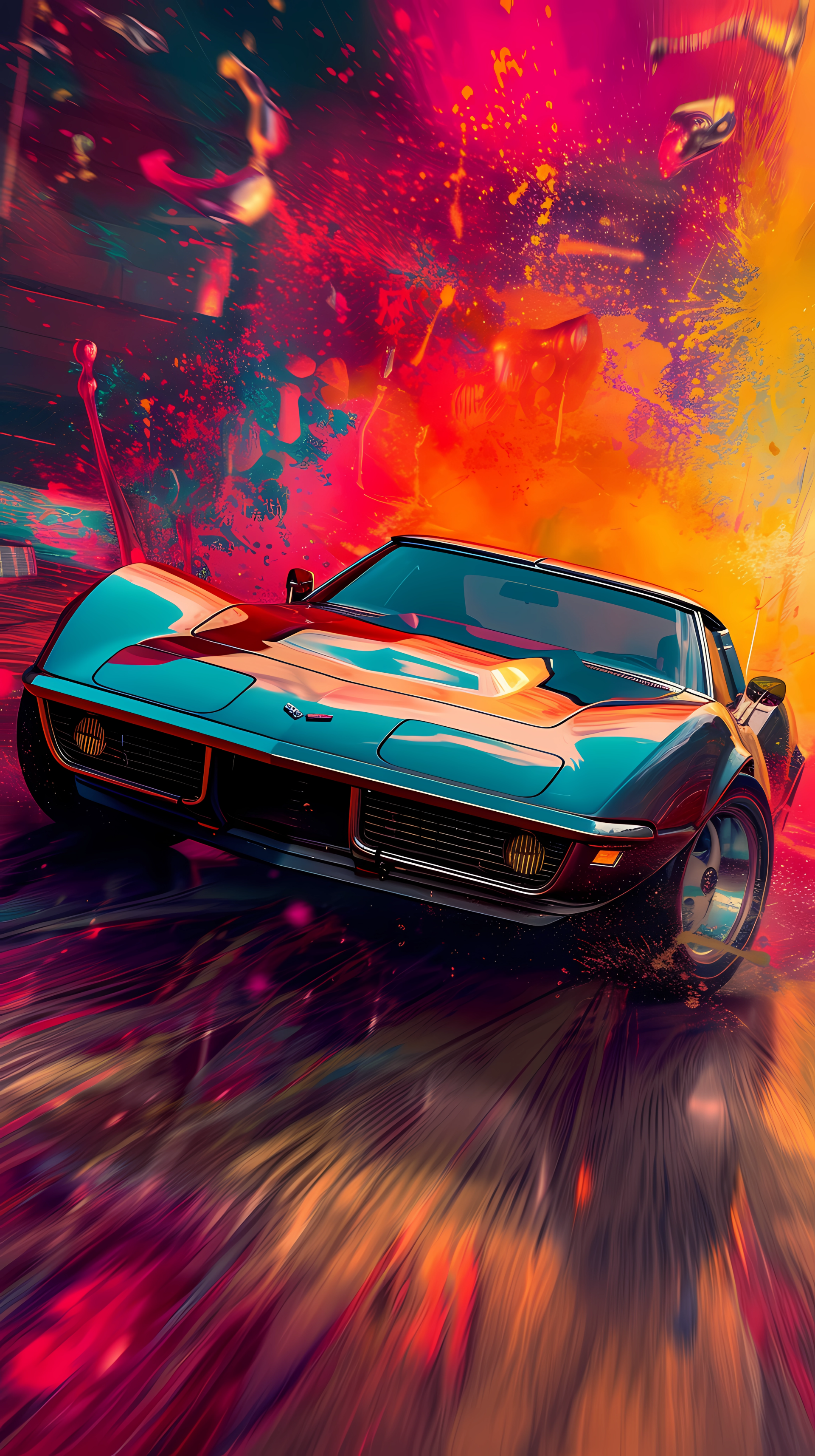 Chevrolet Corvette iPhone Wallpaper