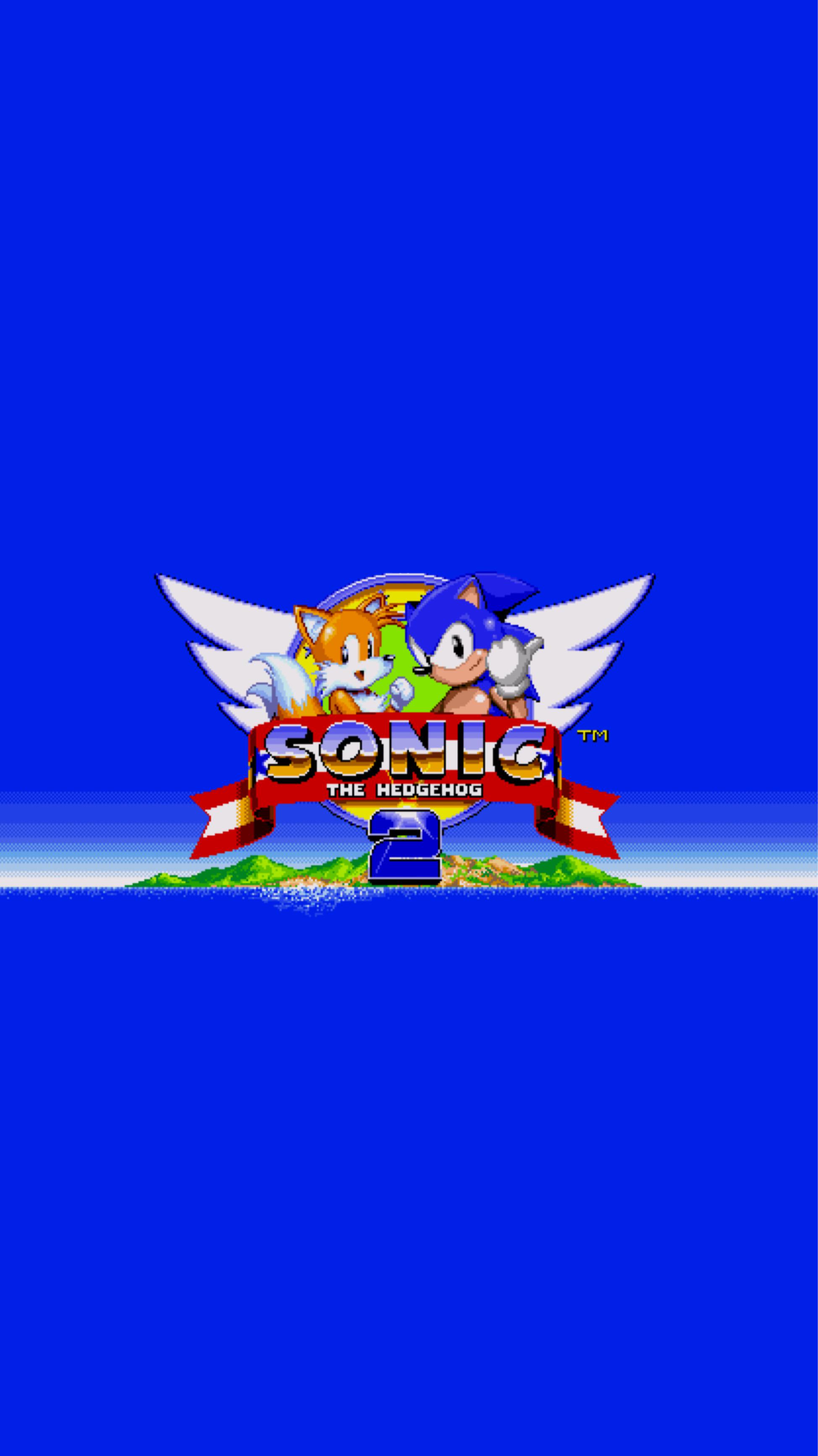 A very large Sonic 2 wallpaper, r