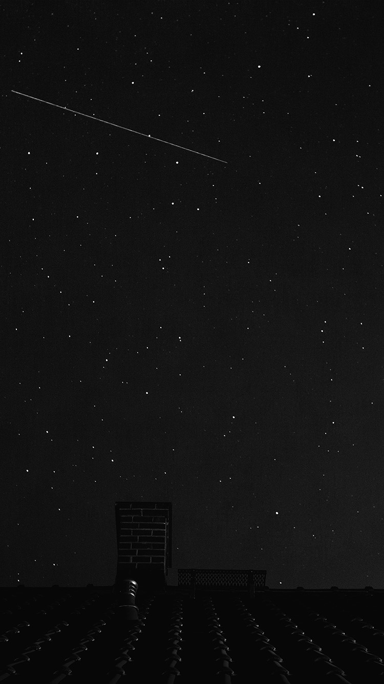 Star Night Sky Summer Dark Bw