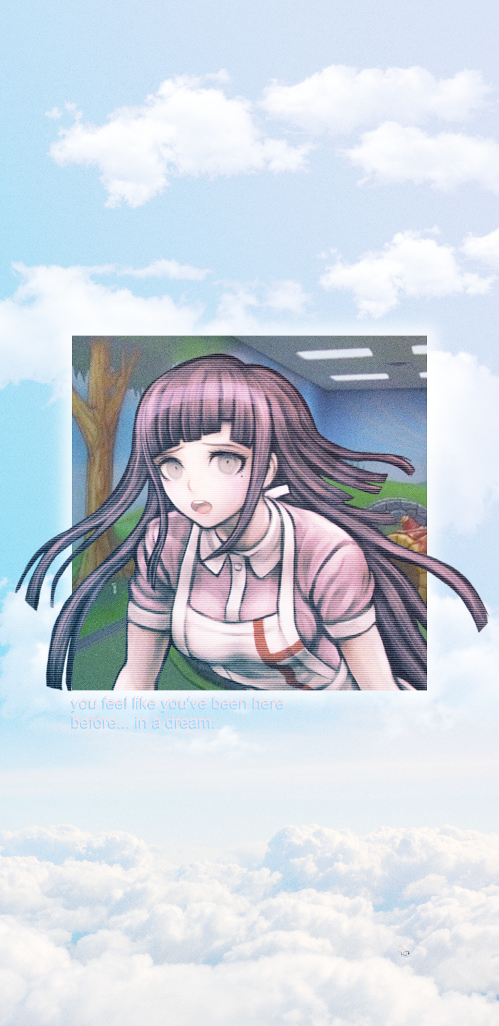liminal space wallpaper of mikan