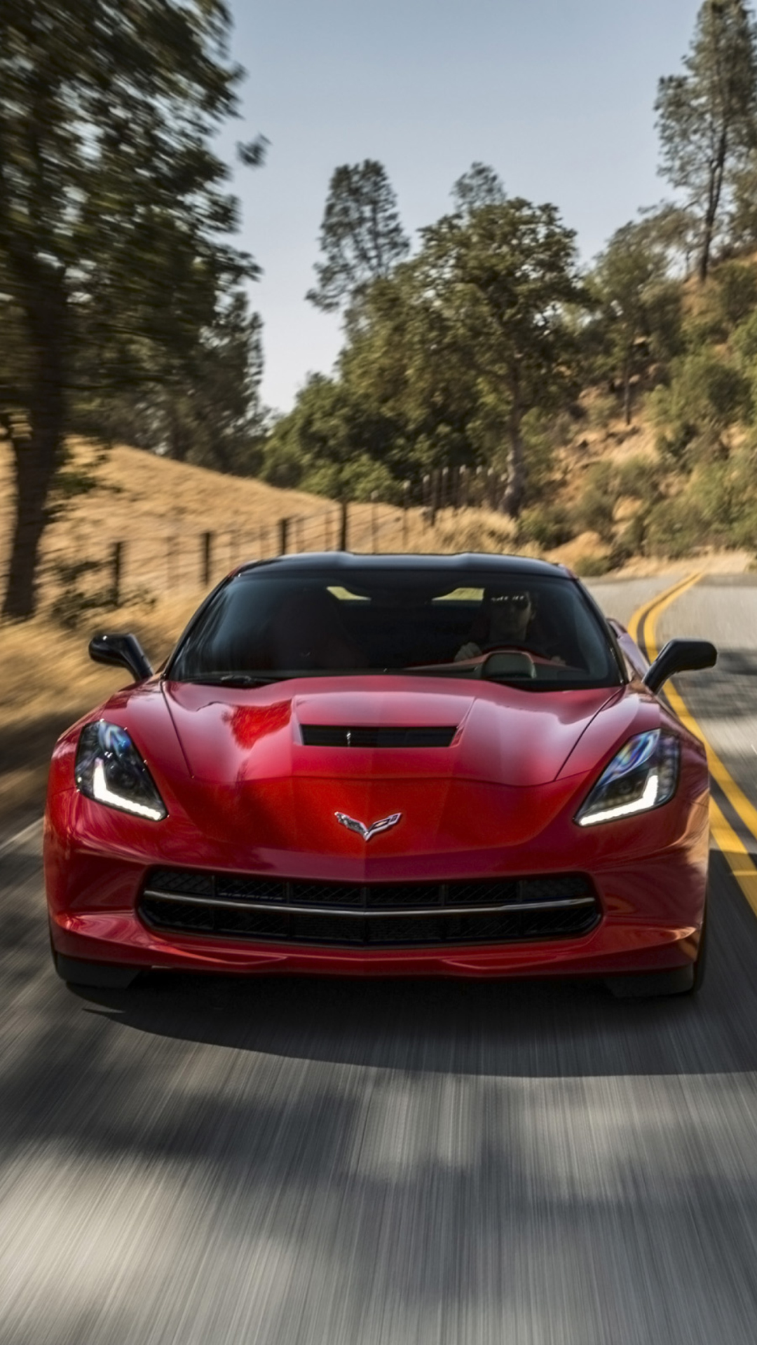 Red Chevrolet Corvette Stingray
