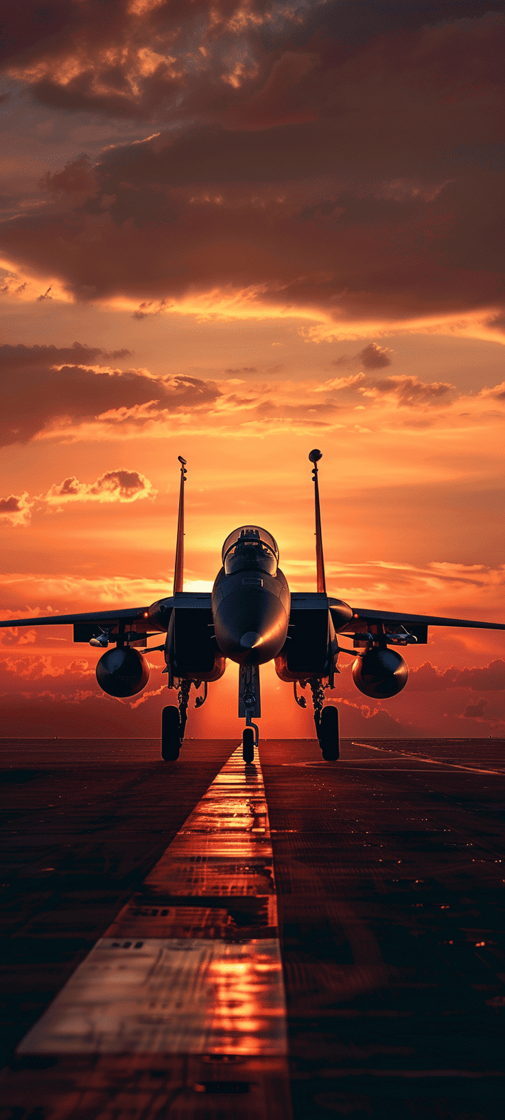 Fighter Jet Phone Wallpaper Made