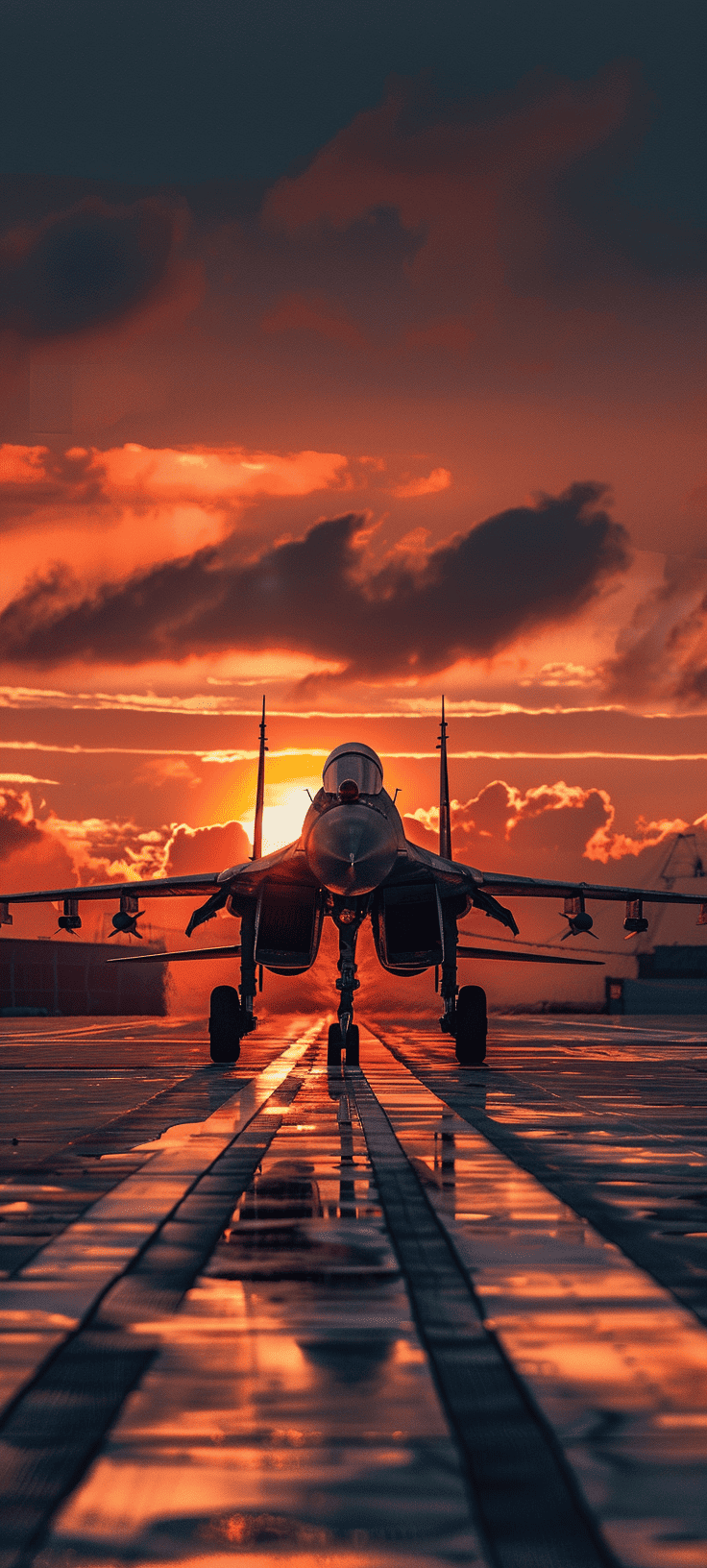 Fighter Jet Phone Wallpaper Made