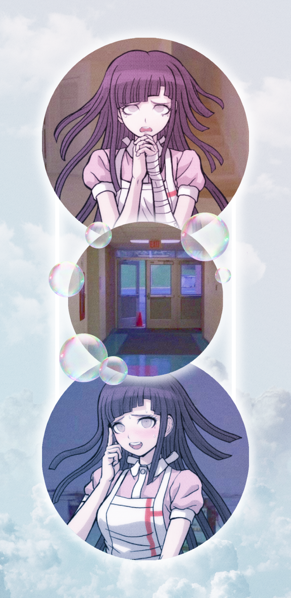 liminal space wallpaper of mikan