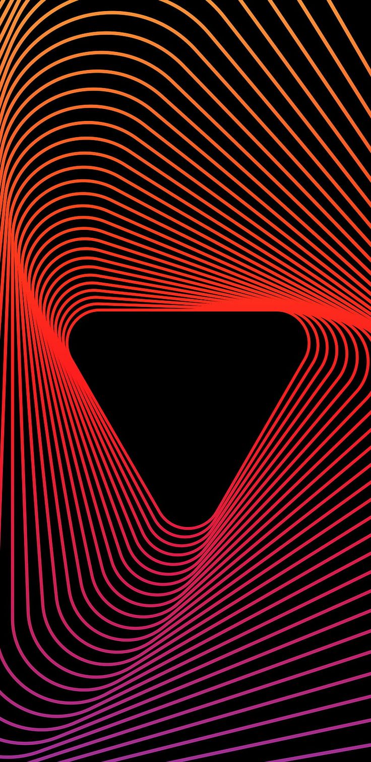 Triangle, amoled, apple, black, dark