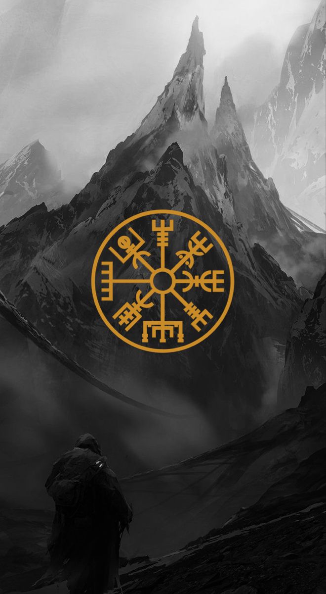 Vegvisir. Viking wallpaper, Ancient