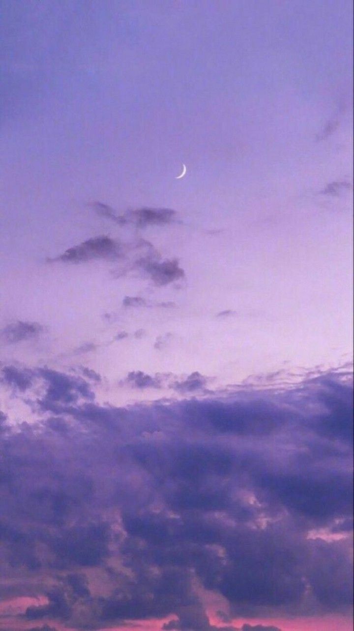 Wallpaper moon purple. Purple