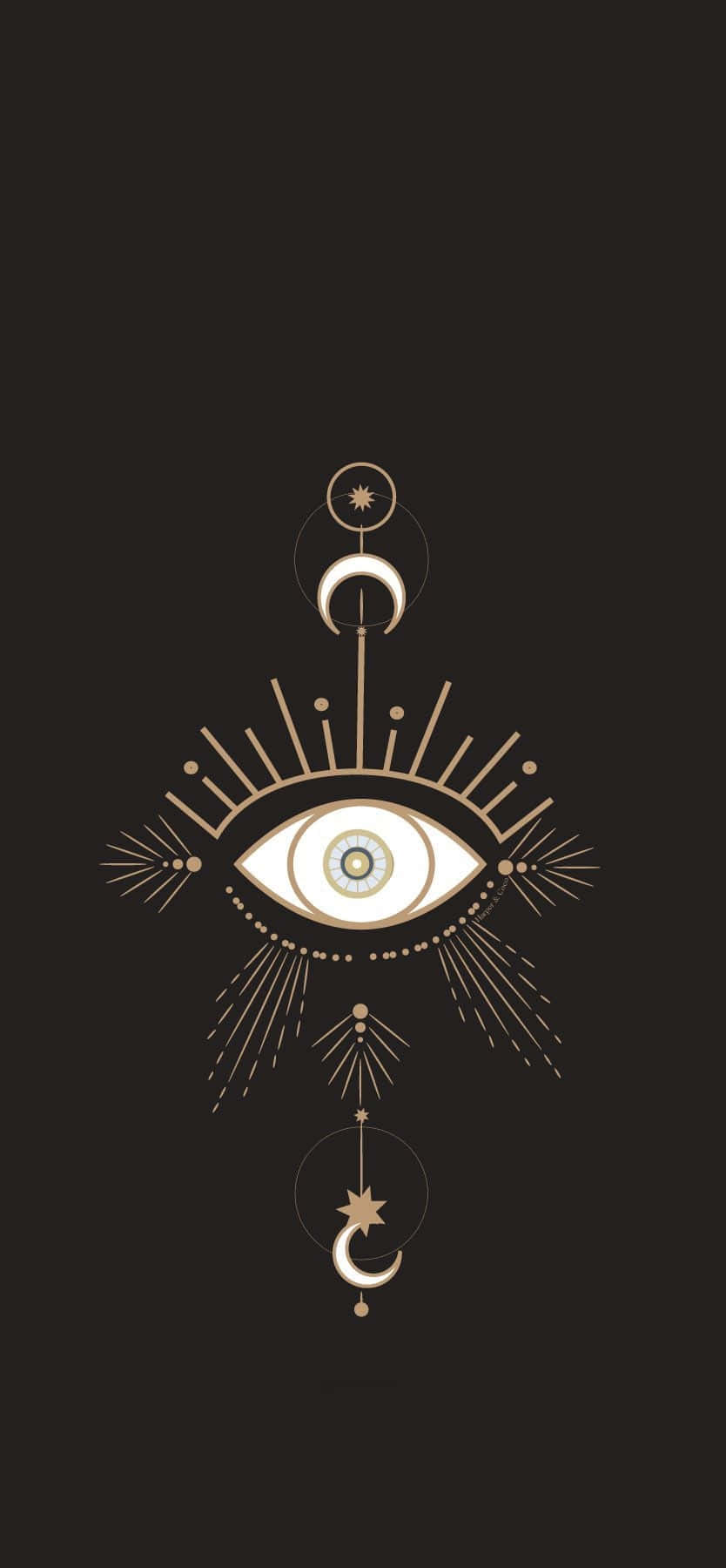 Evil Eye iPhone Wallpaper