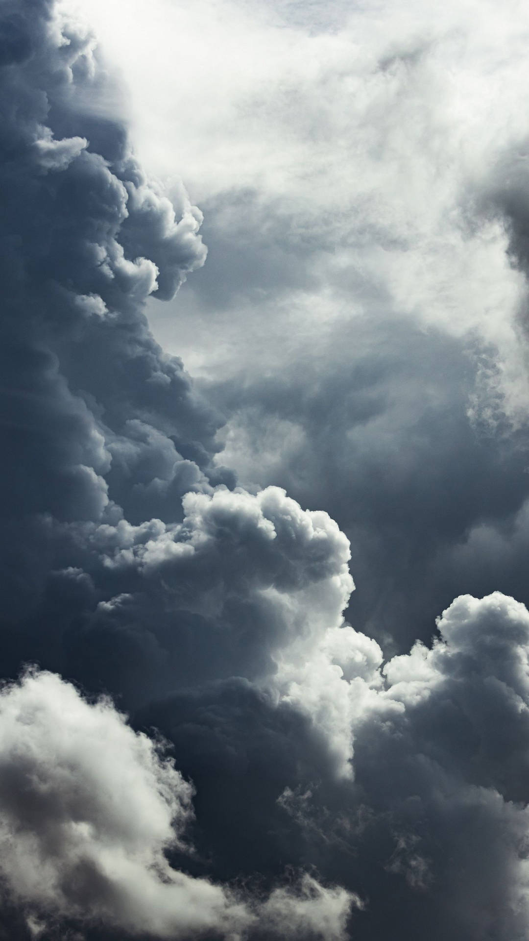 with Clouds Phone Wallpaper