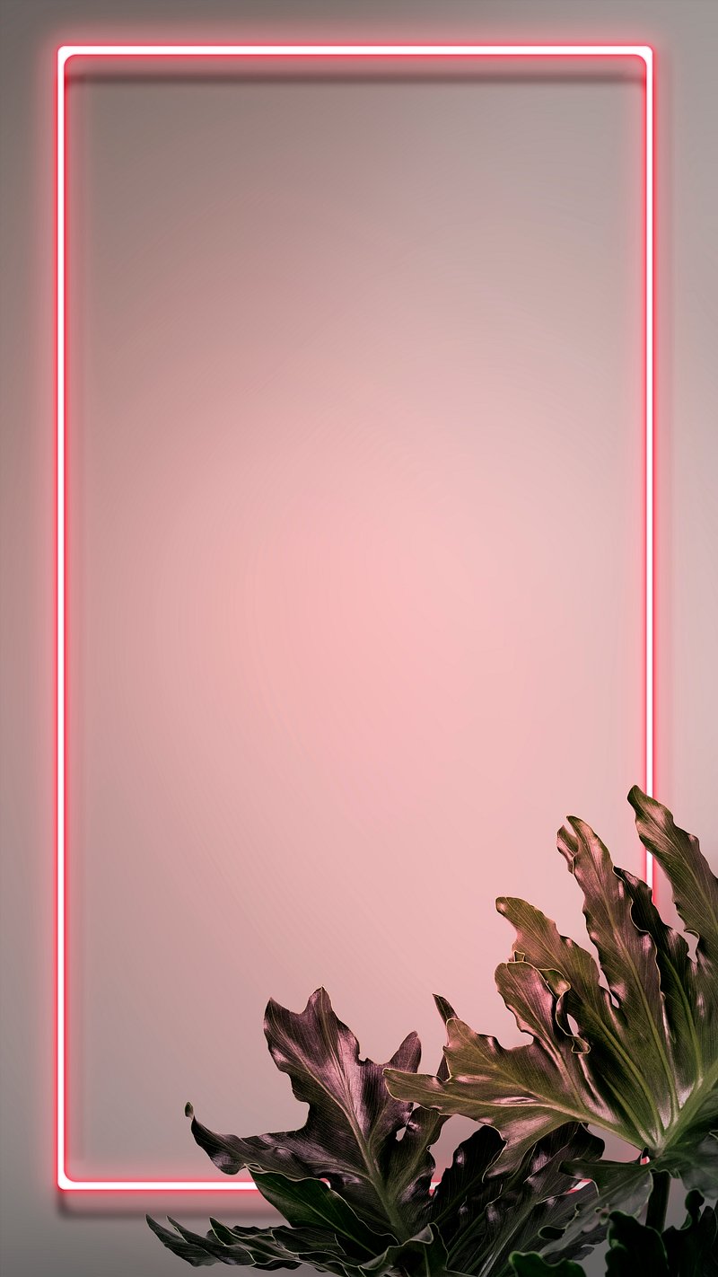Neon Lights Phone Screen Wallpaper